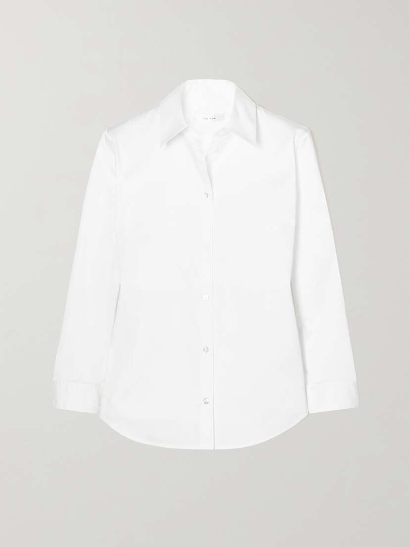 The Row — Petra cotton-poplin shirt