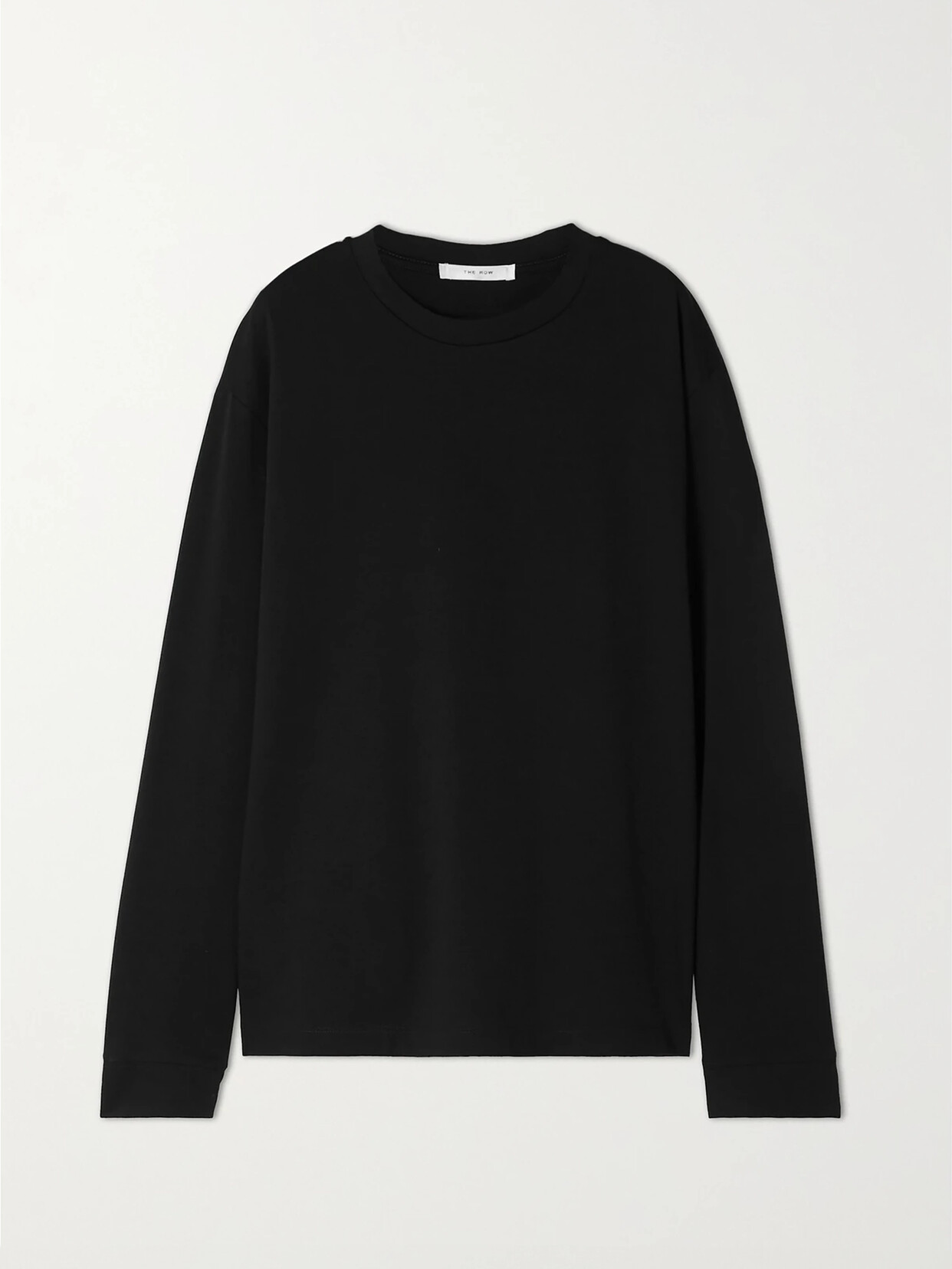 Shop The Row Essentials Ciles Cotton-jersey T-shirt In Black