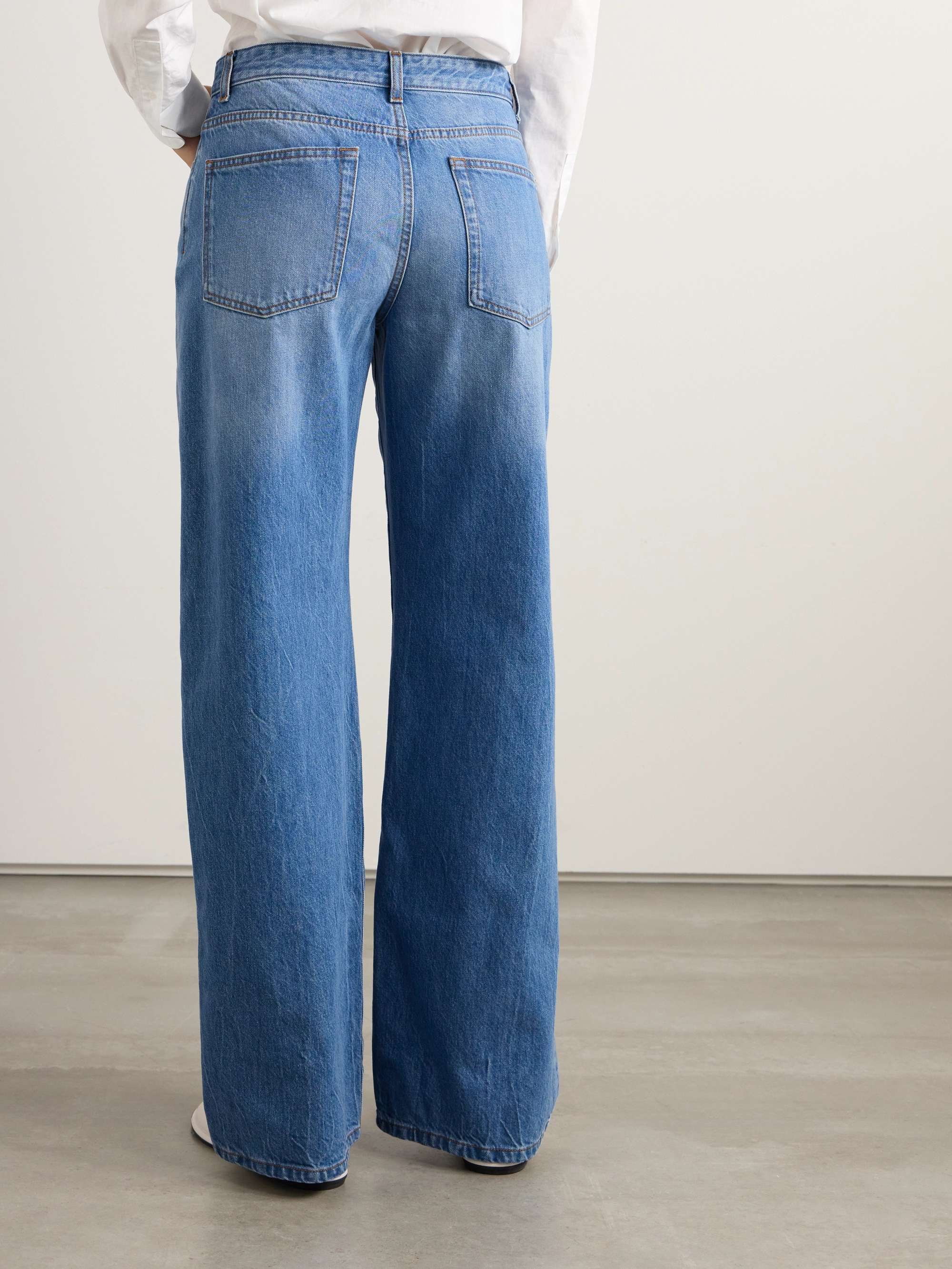 Navy Eglitta boyfriend jeans | THE ROW | NET-A-PORTER