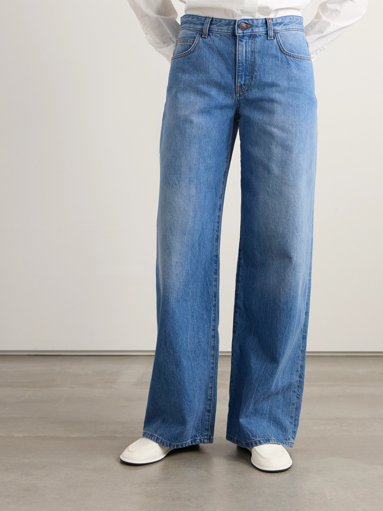 Shop The Row Essentials Eglitta Boyfriend Jeans In Blue