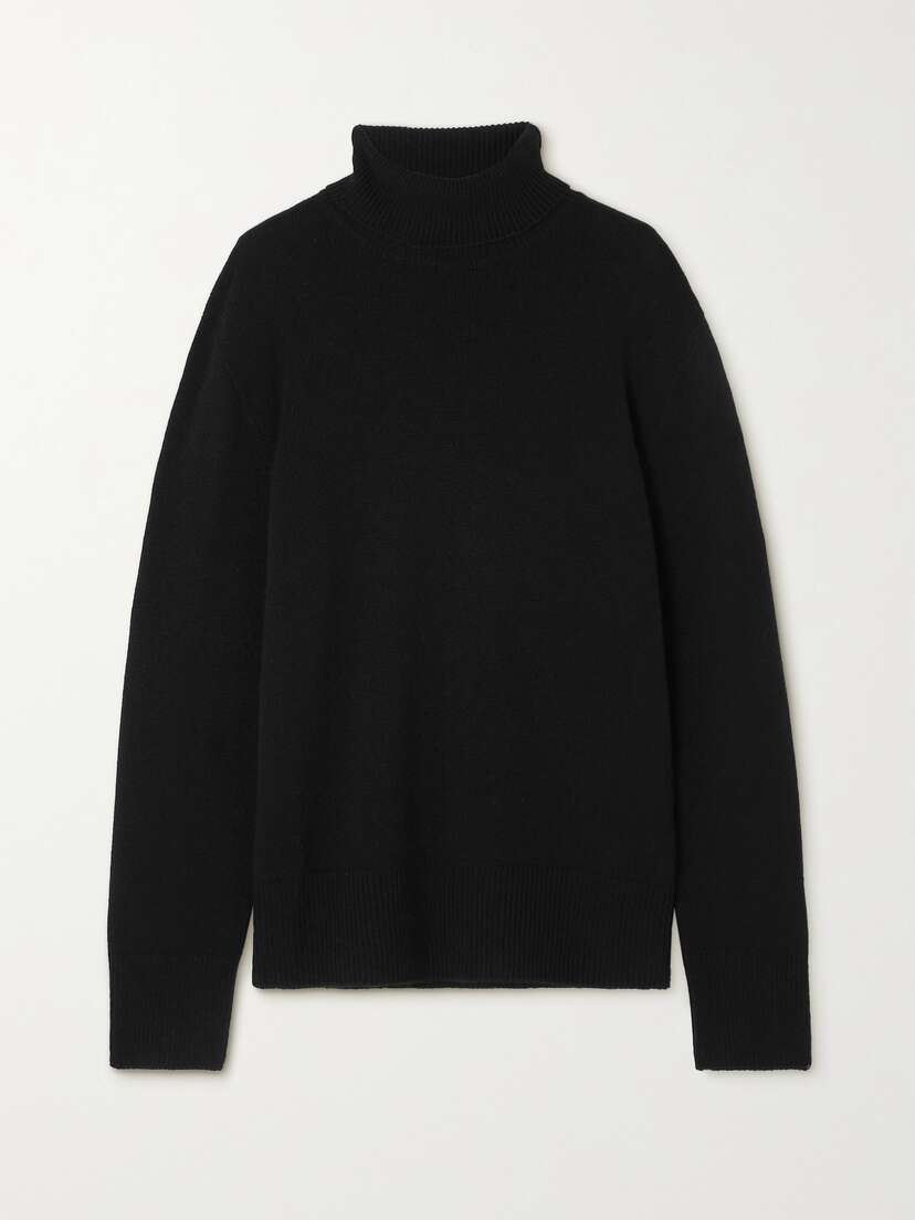 The Row Stepny Oversized Wool And Cashmere-blend Turtleneck Sweater