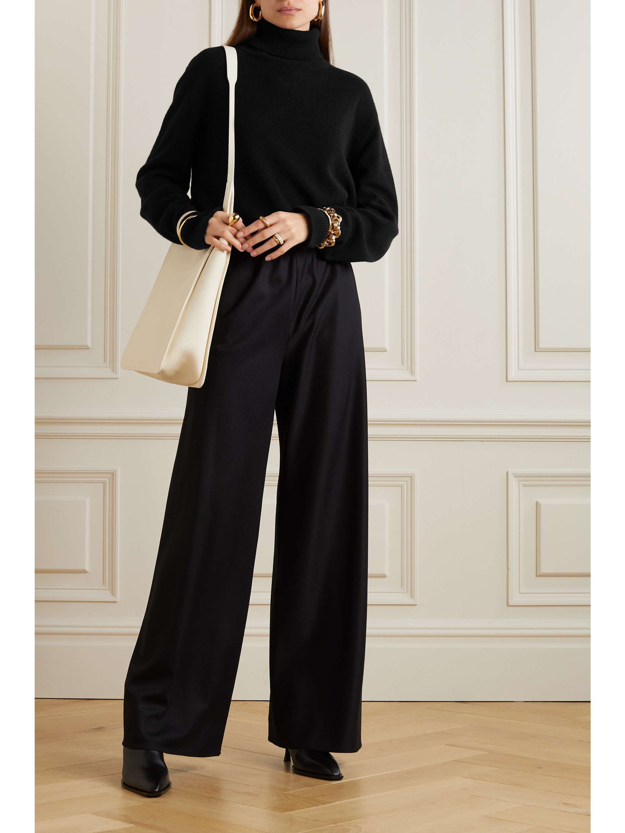 THE ROW Stepny wool and cashmere-blend turtleneck sweater