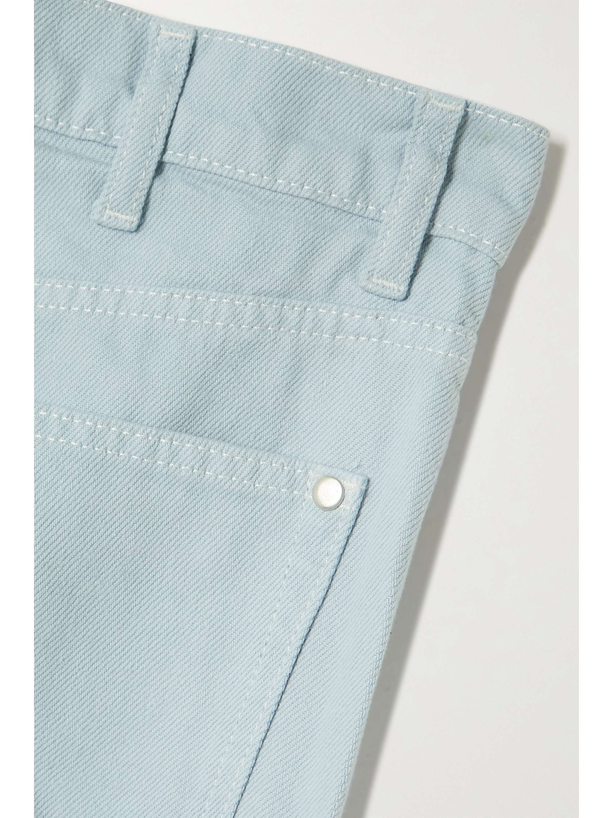 REFORMATION + NET SUSTAIN Cowboy high-rise straight-leg organic jeans