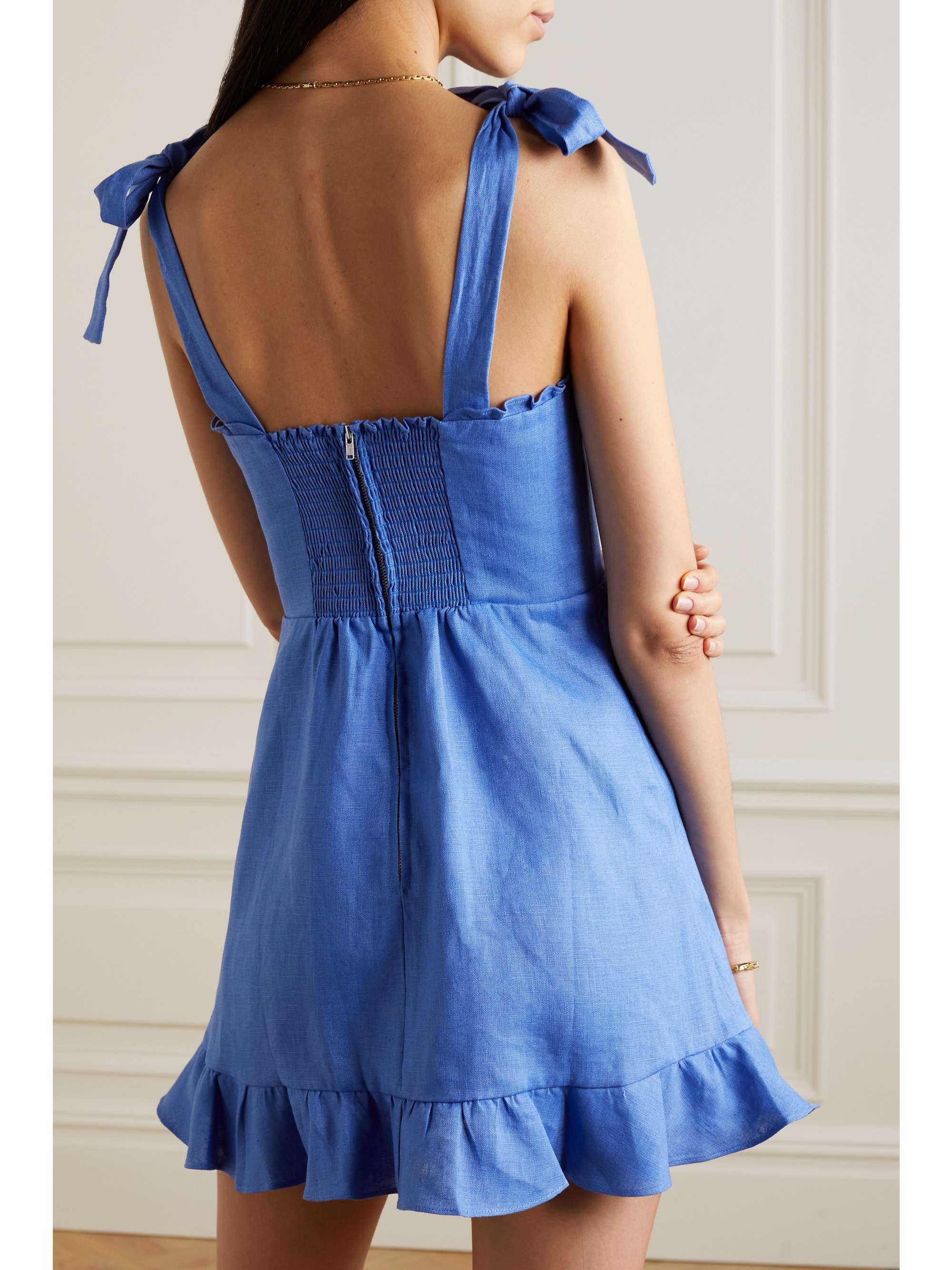 desiree ruffle mini dress