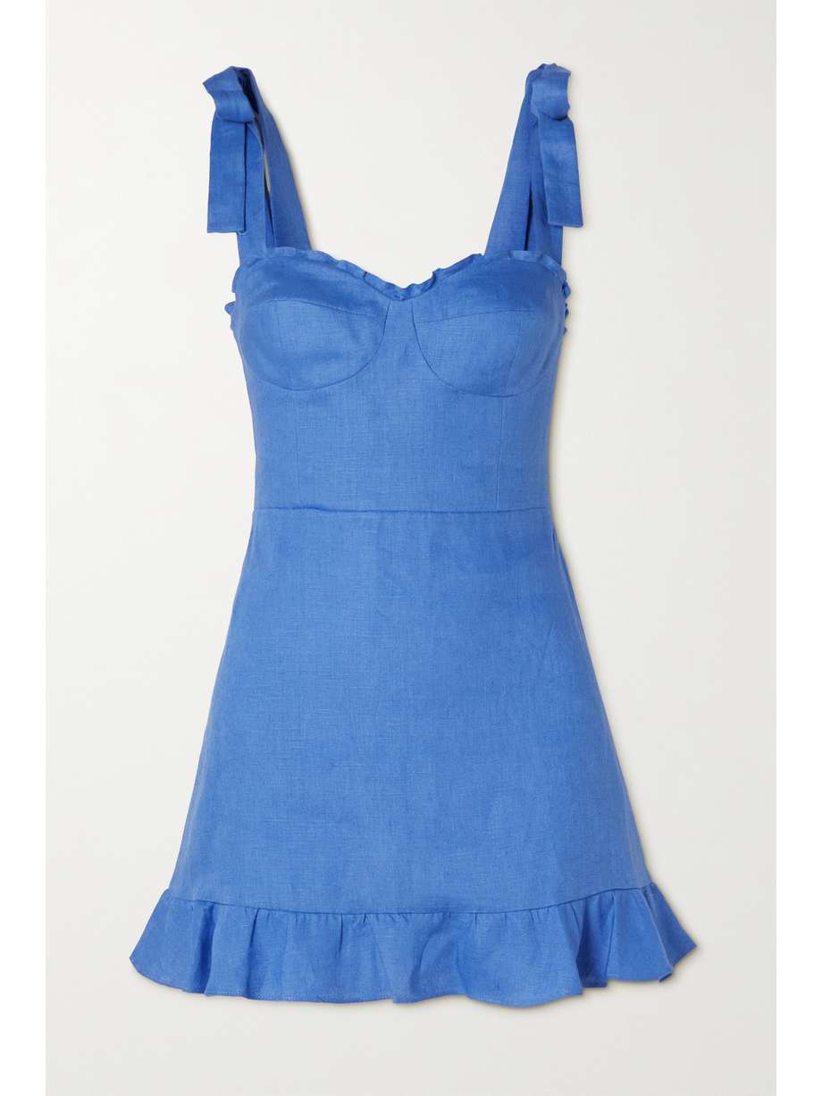 desiree ruffle mini dress