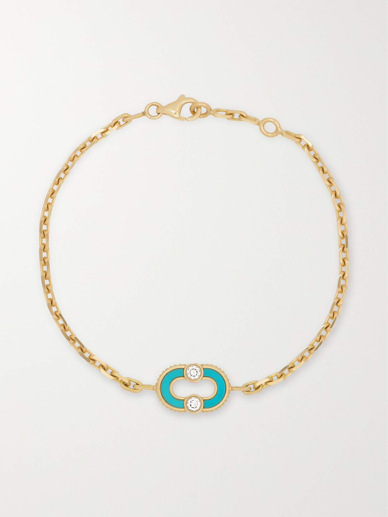 Viltier Magnetic Recto-verso 18-karat Gold Multi-stone Bracelet