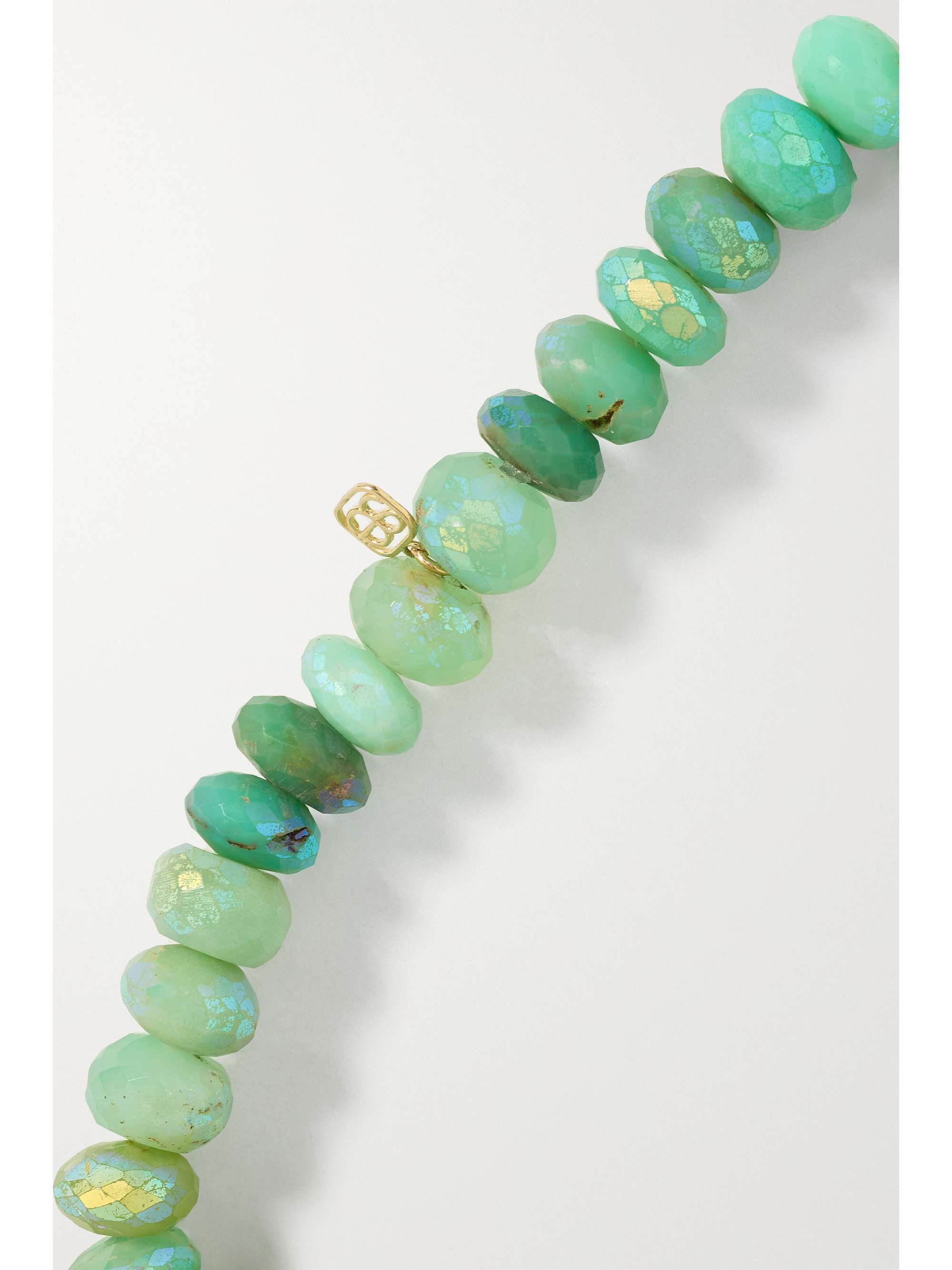 SYDNEY EVAN Palm Tree 14-karat gold multi-stone bracelet