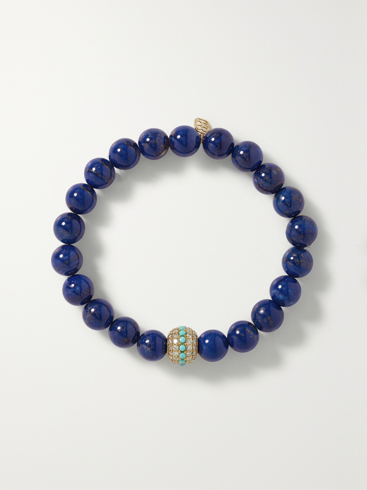 Sydney Evan - 14-karat Gold Multi-stone Bracelet - Blue