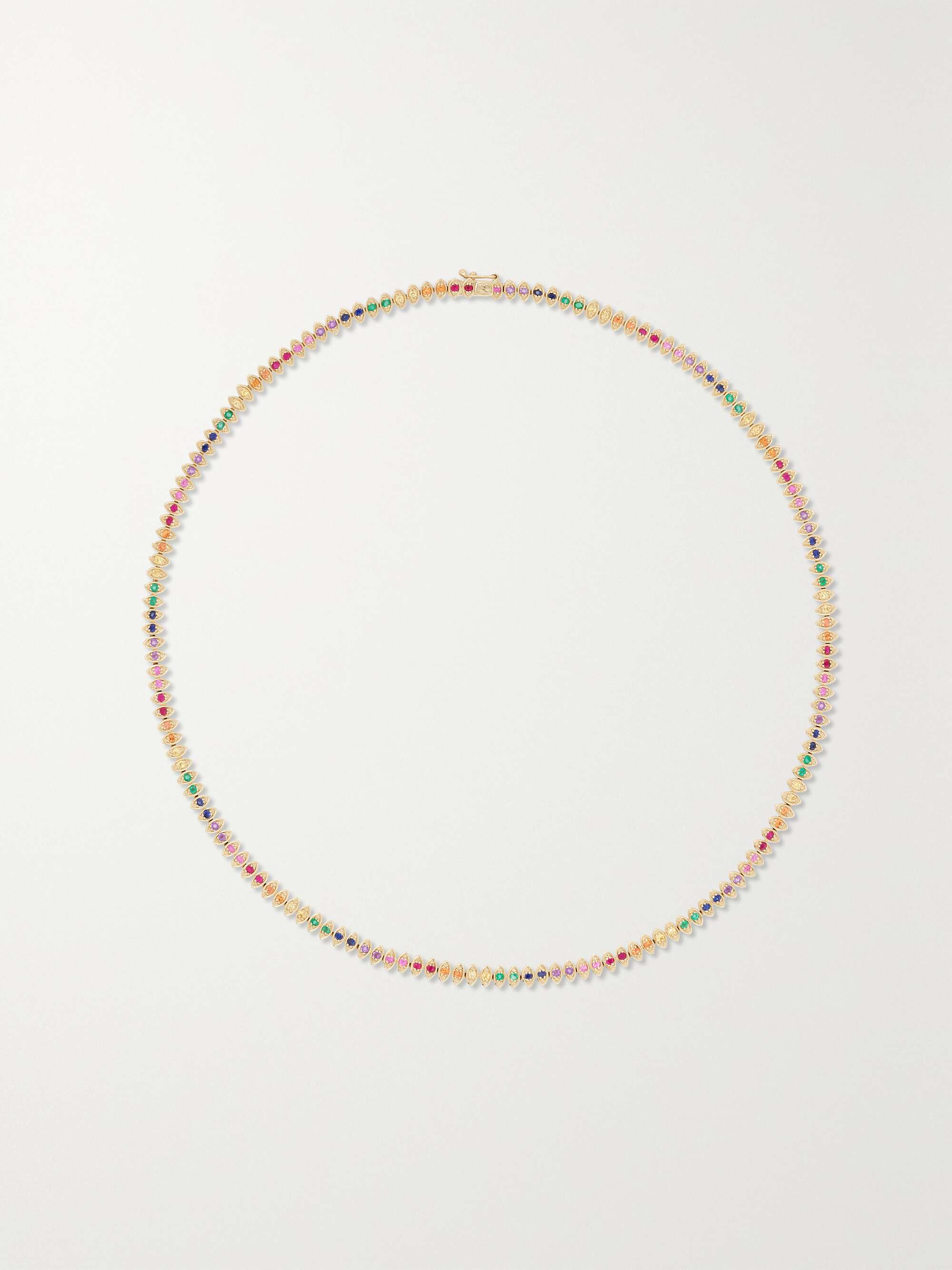 SYDNEY EVAN Lobster 14-karat gold diamond necklace | NET-A