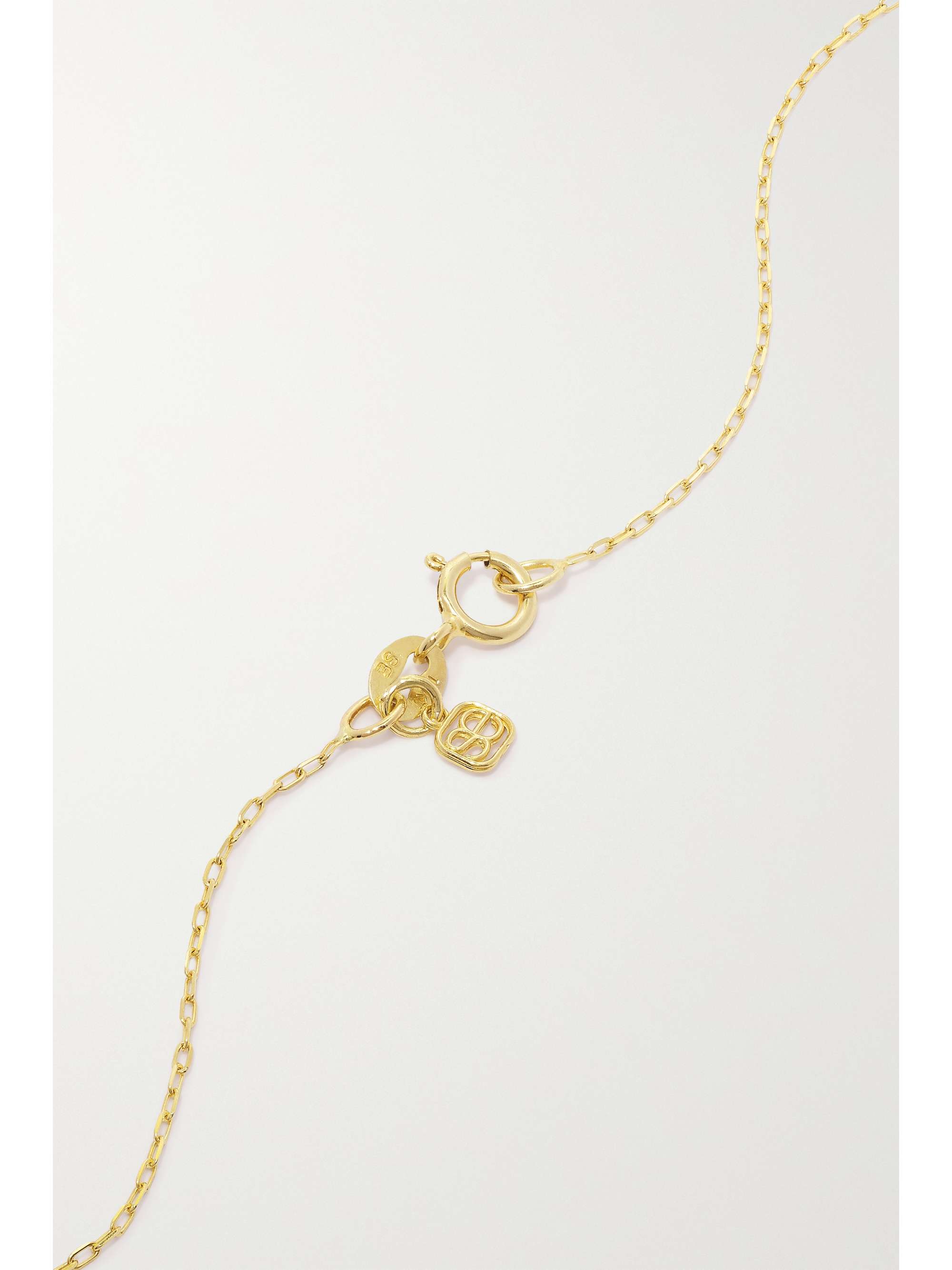 SYDNEY EVAN Tiny Love 14-karat gold necklace