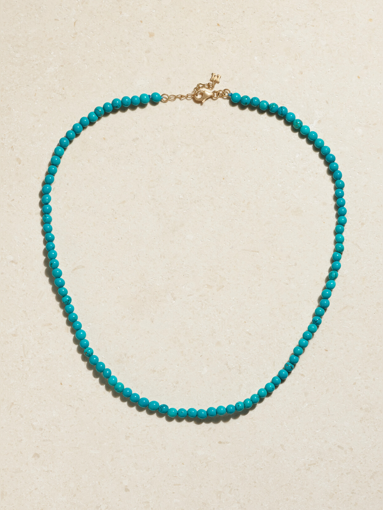Mateo 14-karat Gold Turquoise Necklace