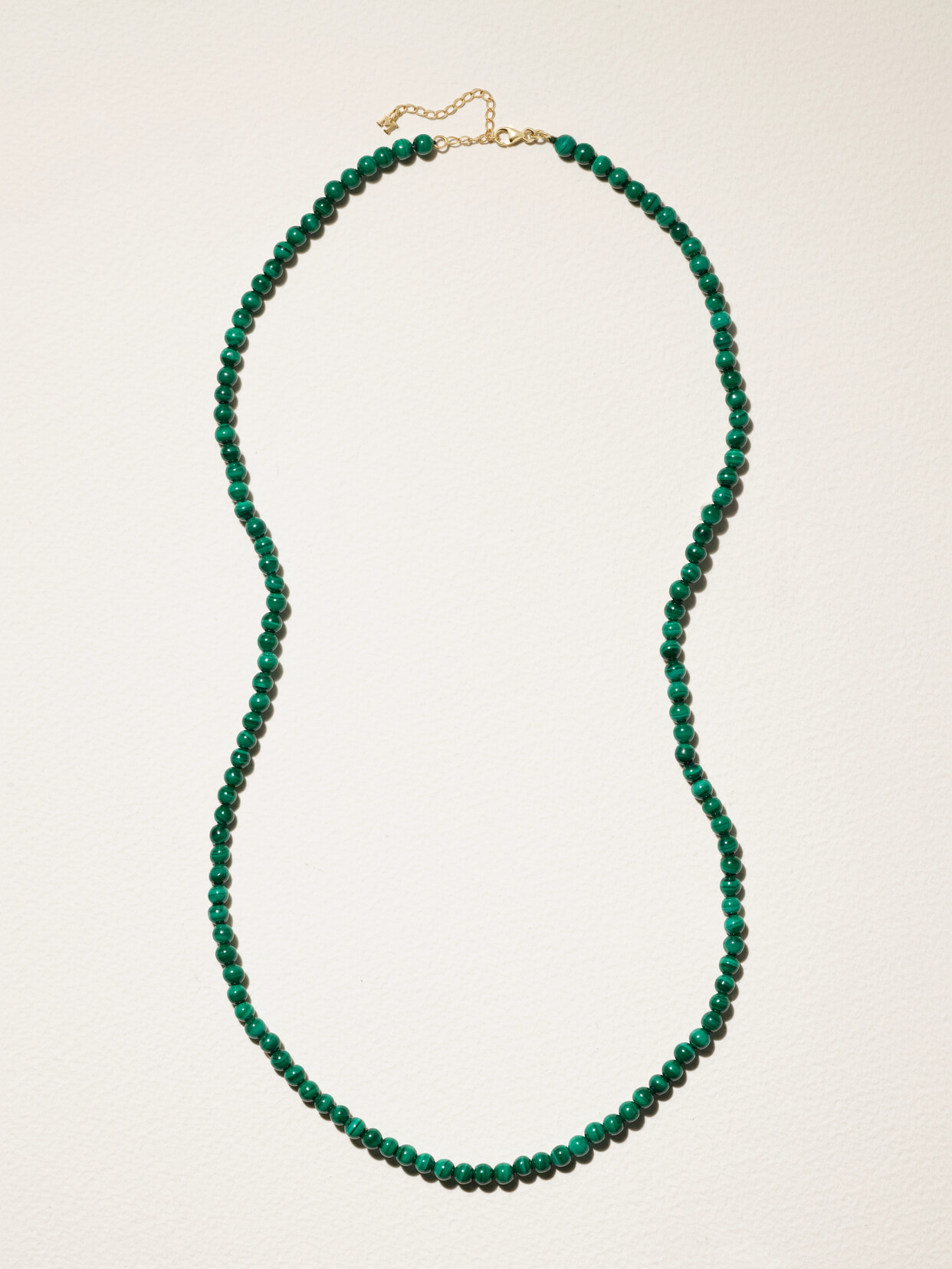 Mateo 14-karat Gold Malachite Necklace