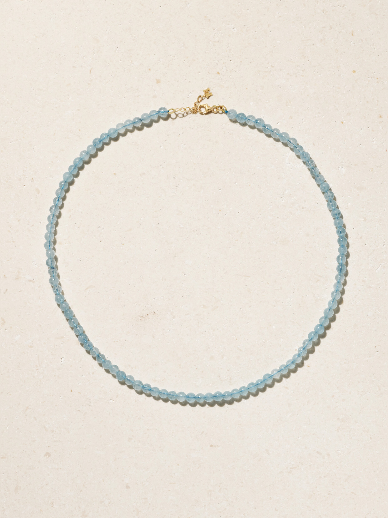 Mateo 14-karat Gold Aquamarine Necklace