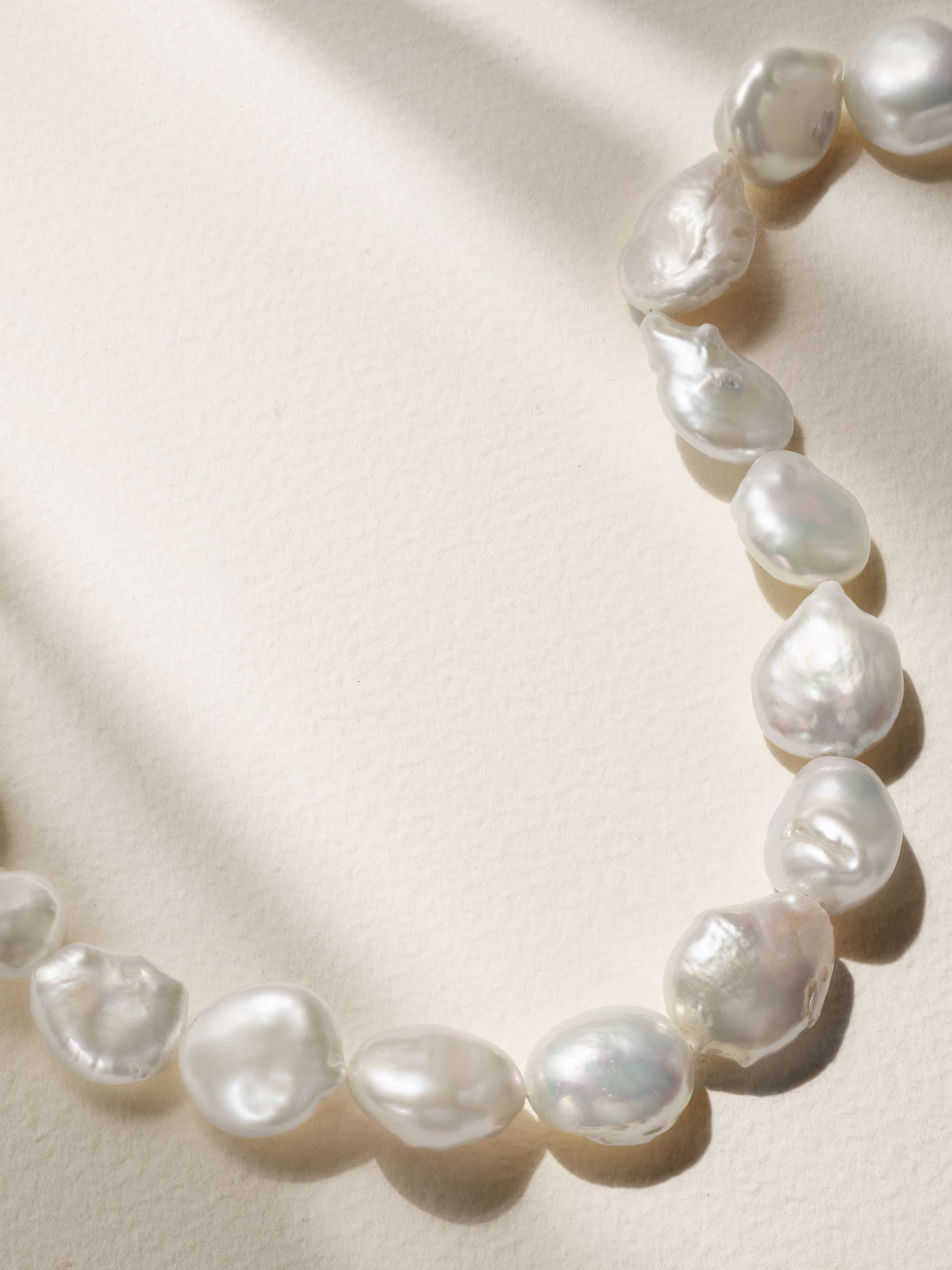 MATEO 14-karat gold pearl necklace
