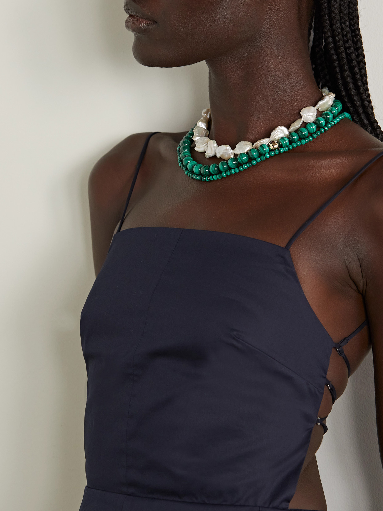 Mateo 14-karat Gold Pearl Necklace In Gold