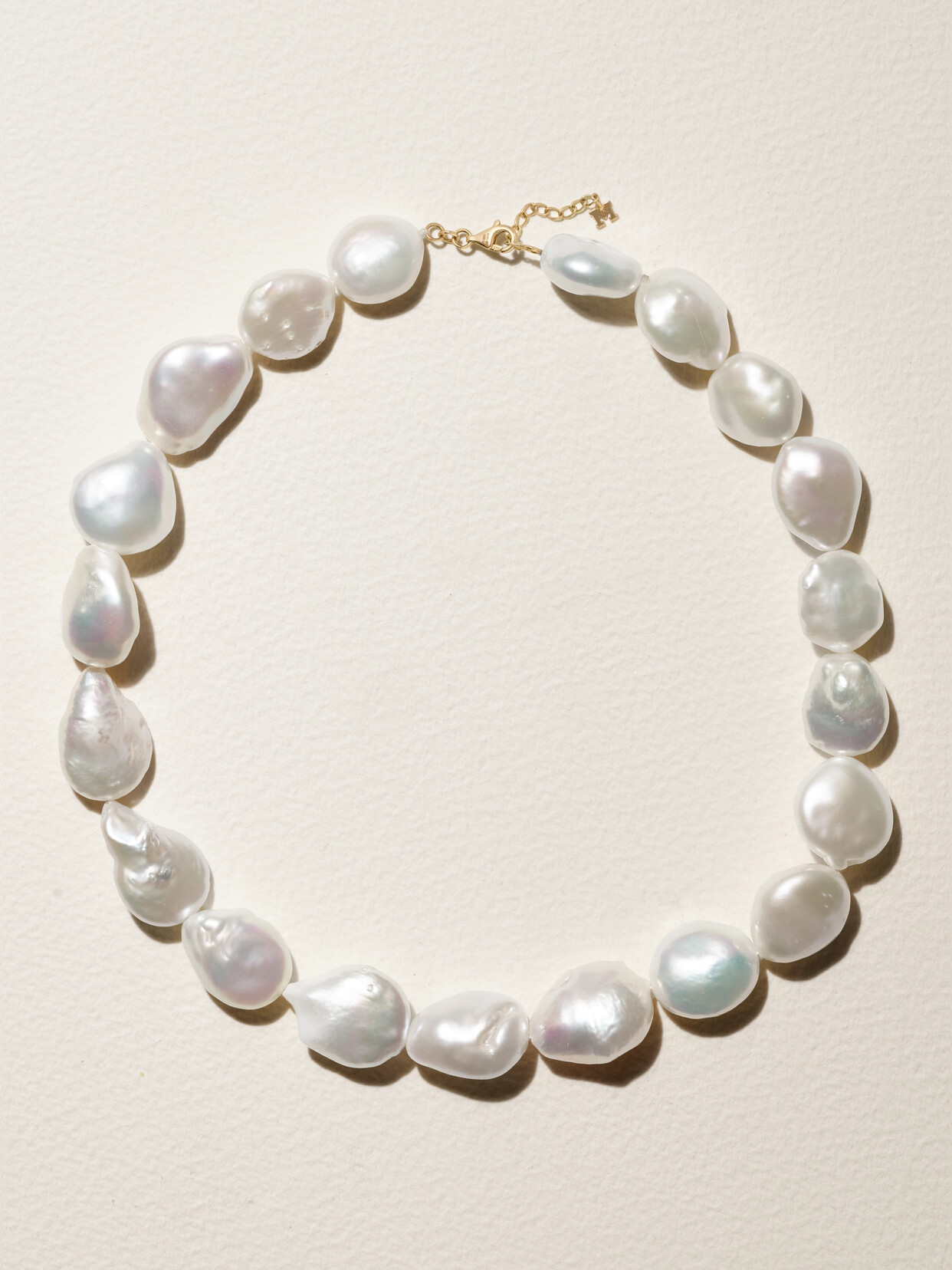 Mateo 14-karat Gold Pearl Necklace