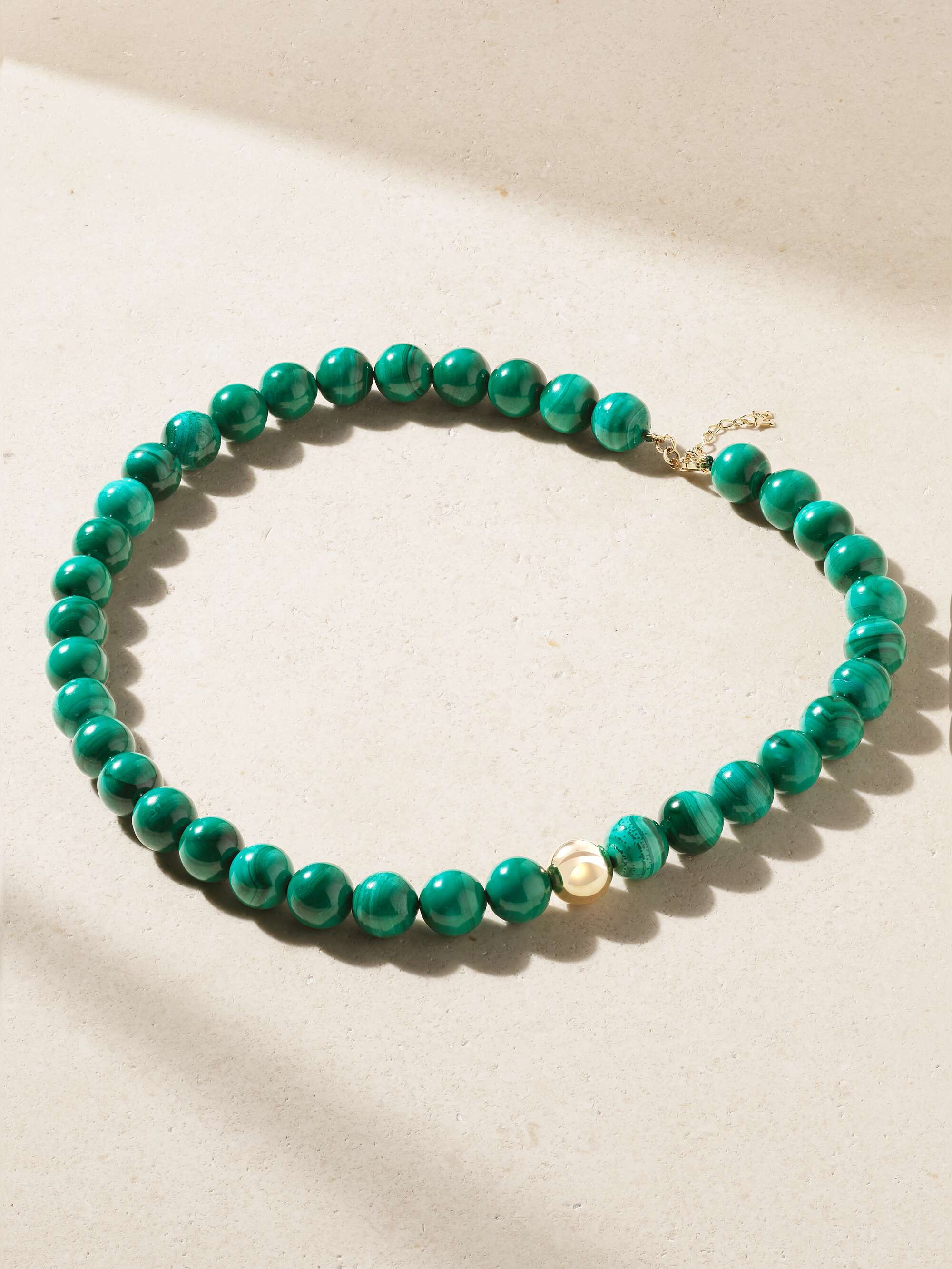 Malachite Necklace Beads