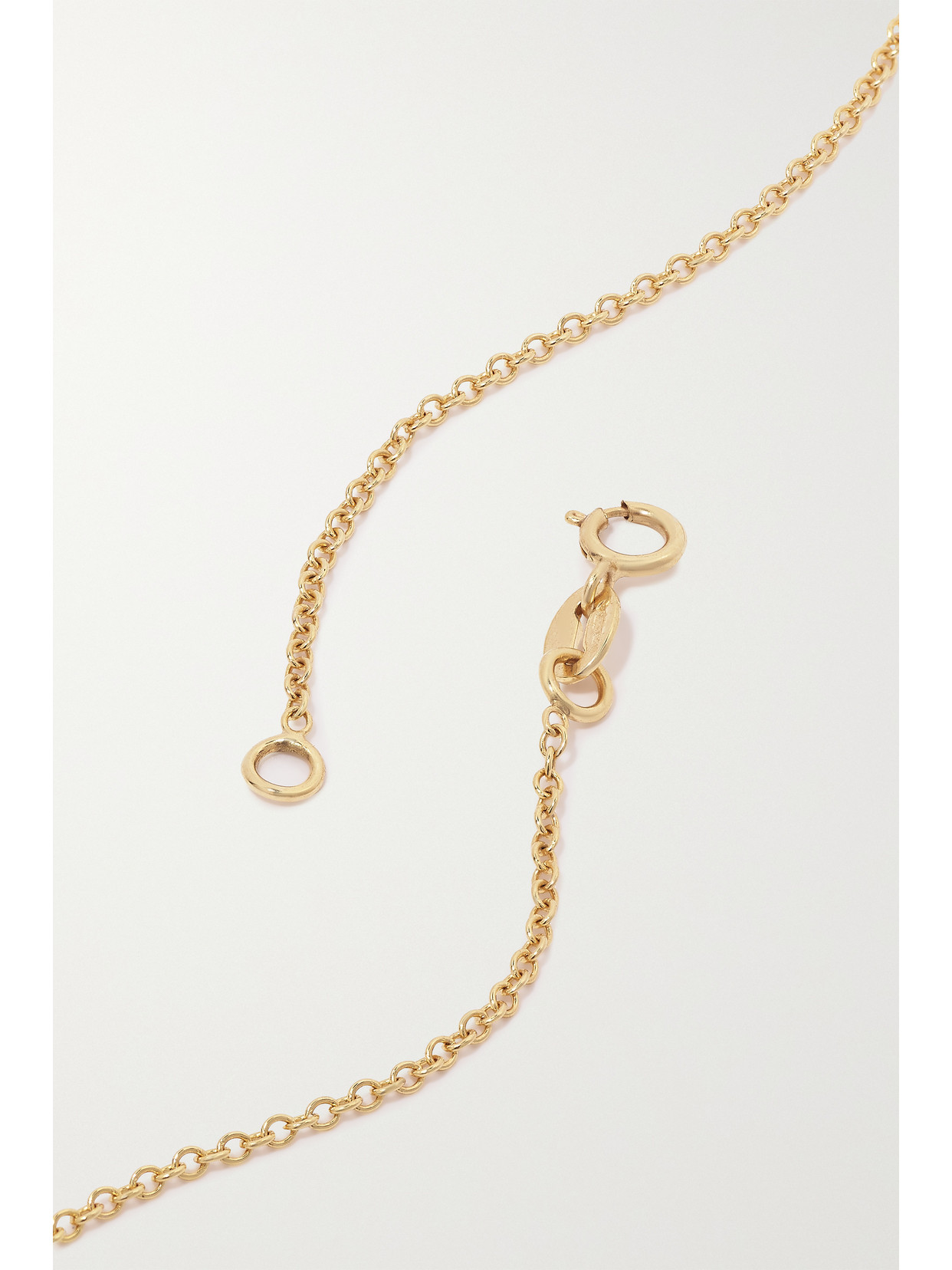 Shop Robinson Pelham Mini Elixir Of Wisdom 18-karat Gold Sapphire Necklace