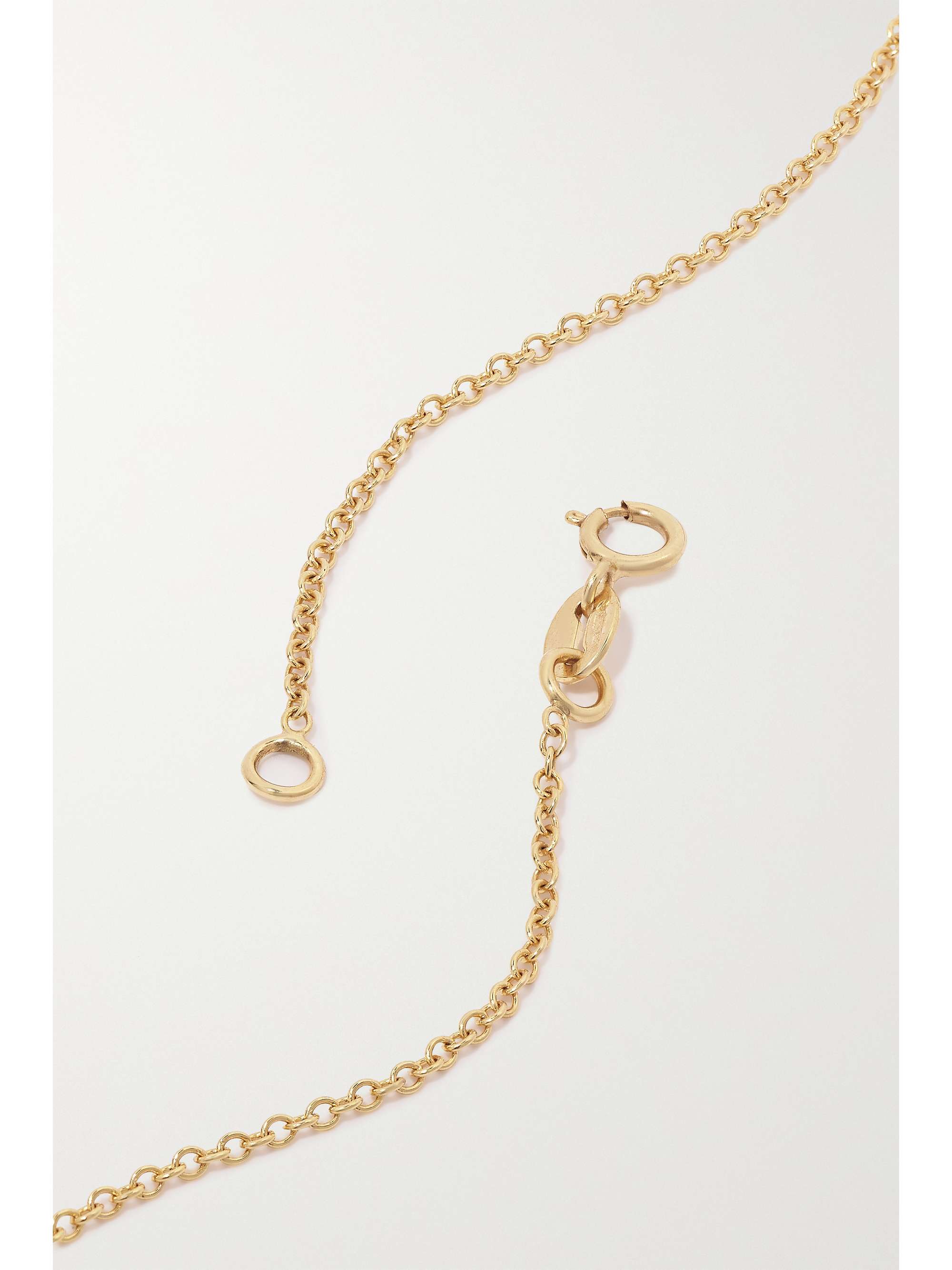ROBINSON PELHAM Mini Elixir of Wisdom 18-karat gold sapphire necklace