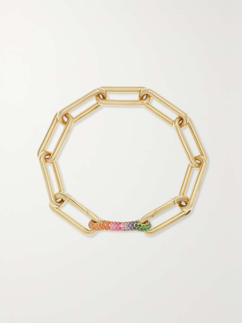 Robinson Pelham Identity 18-karat , Sapphire And Tsavorite Bracelet