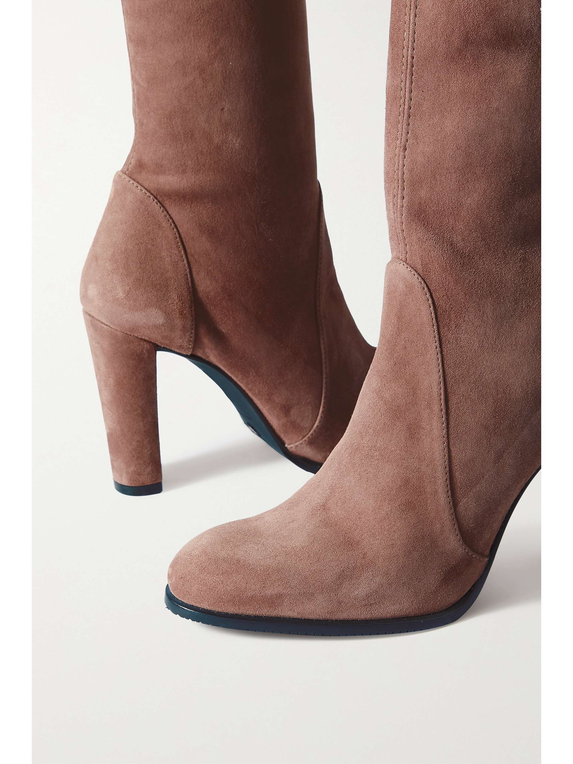 STUART WEITZMAN Highland stretchsuede overtheknee boots NETAPORTER