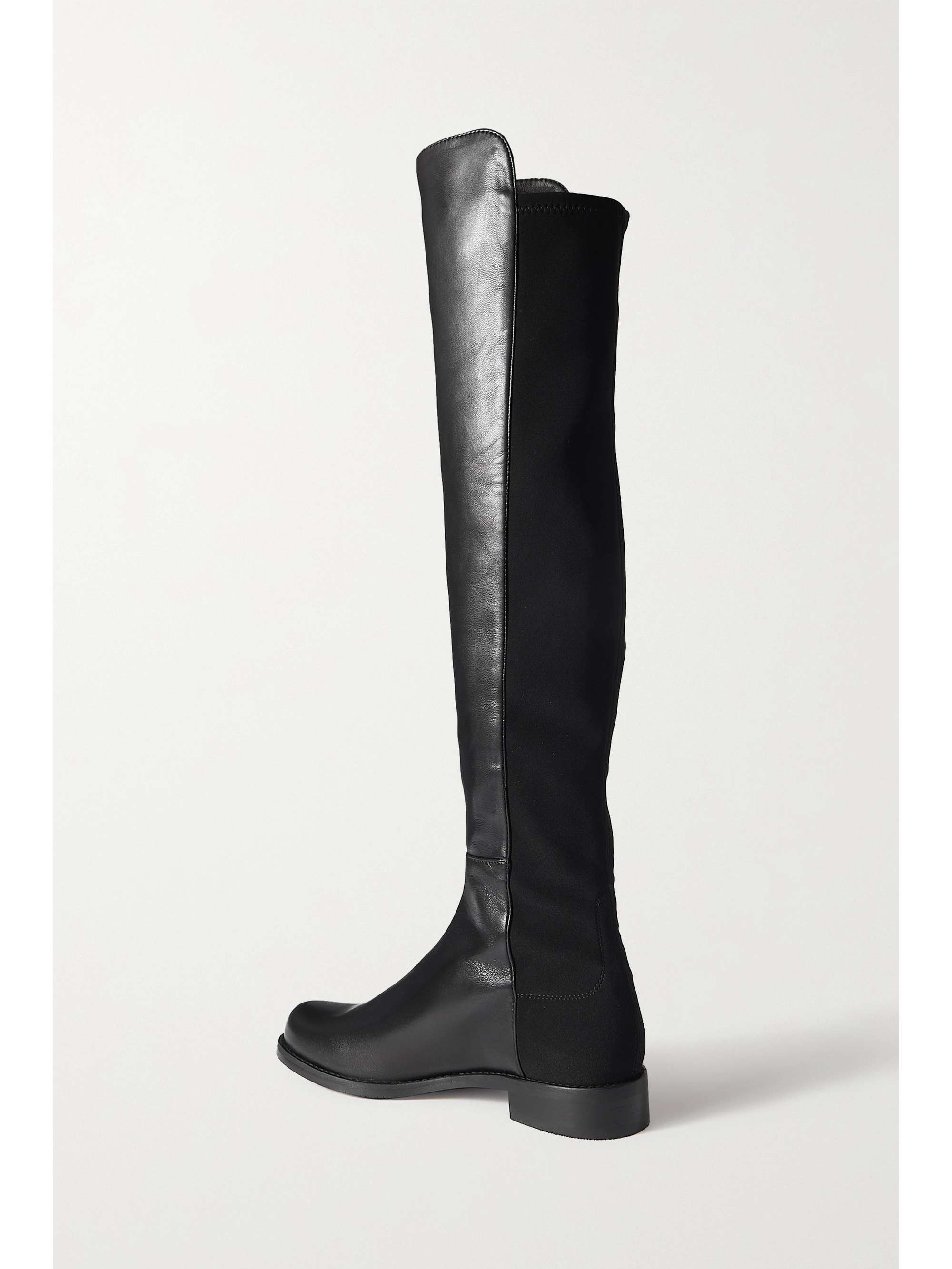 STUART WEITZMAN 5050 Lift leather and stretch over-the-knee boots | NET ...