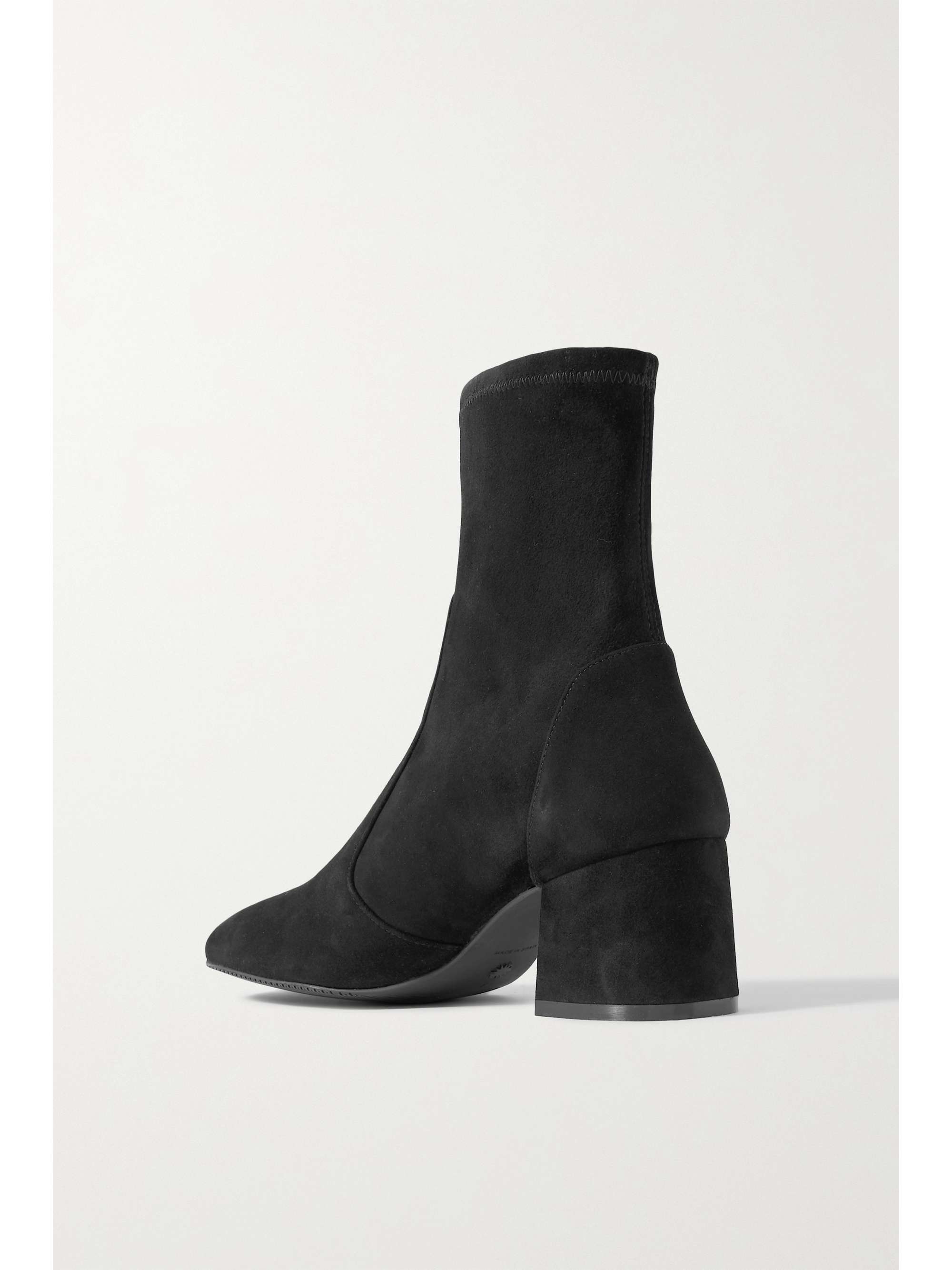 STUART WEITZMAN Suede sock boots NETAPORTER