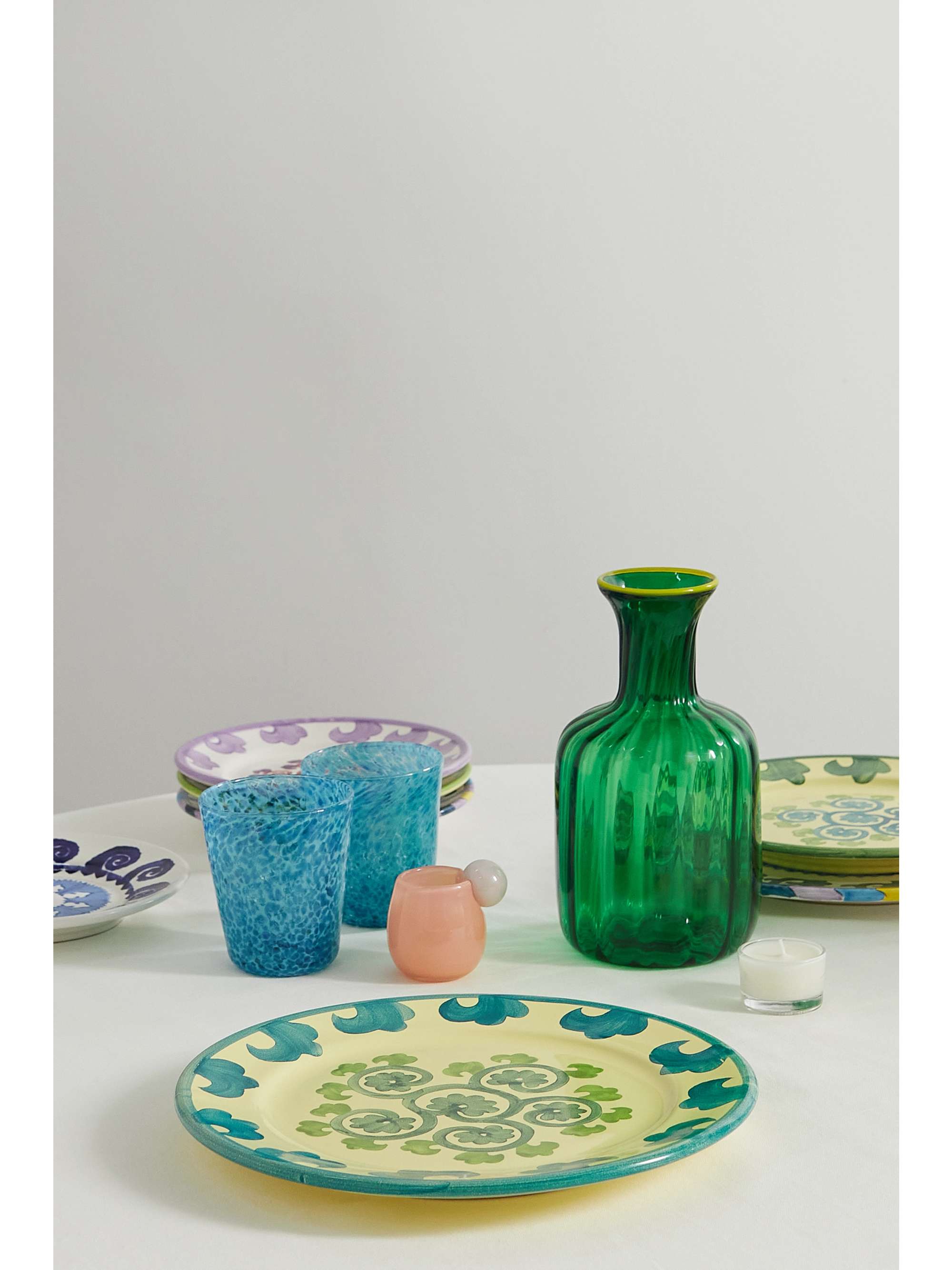 EMPORIO SIRENUSE Set of six 31cm ceramic charger plates