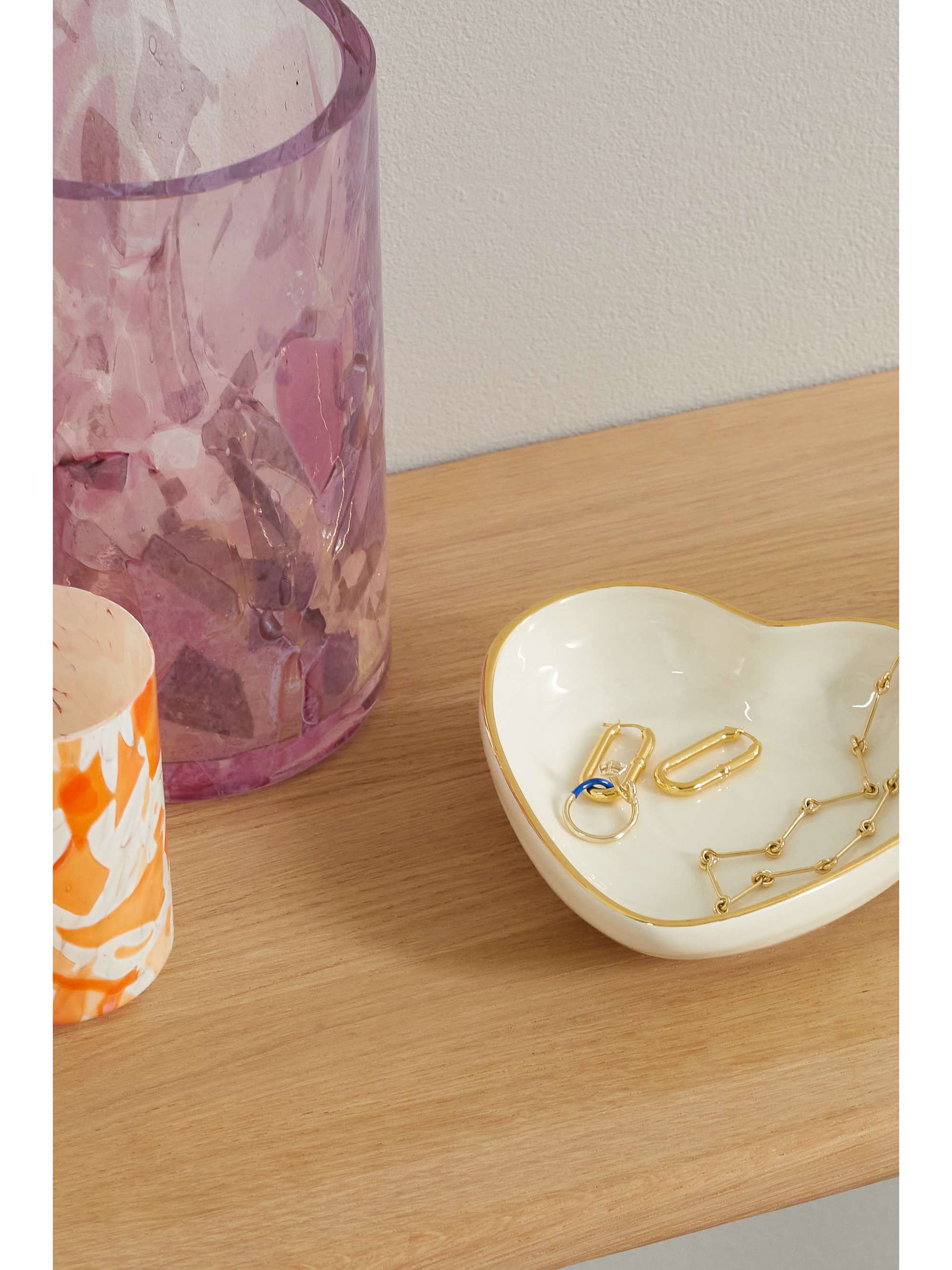 AERIN Ceramic heartshaped box NETAPORTER