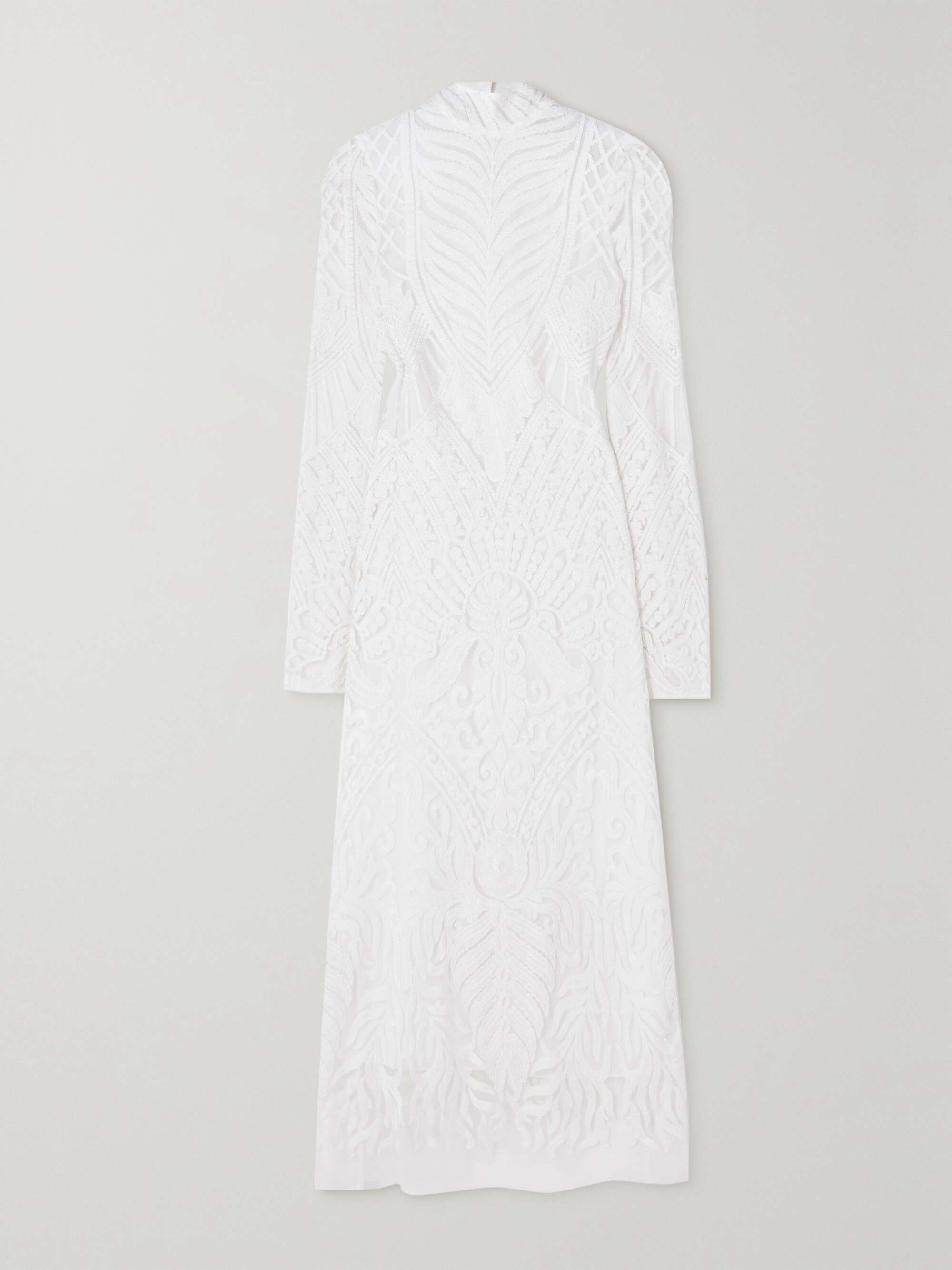 GALVAN Borghese open back lace gown NET A PORTER