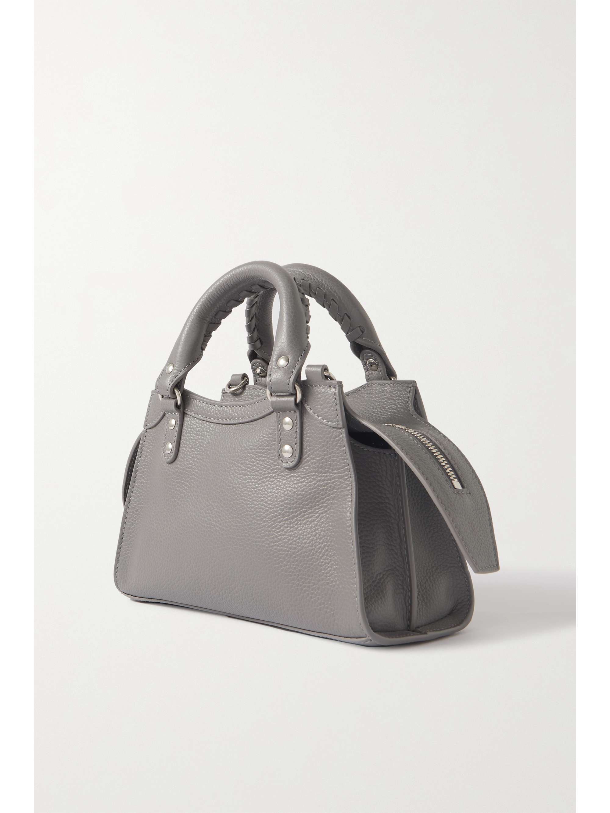 BALENCIAGA Neo Classic City mini textured-leather tote