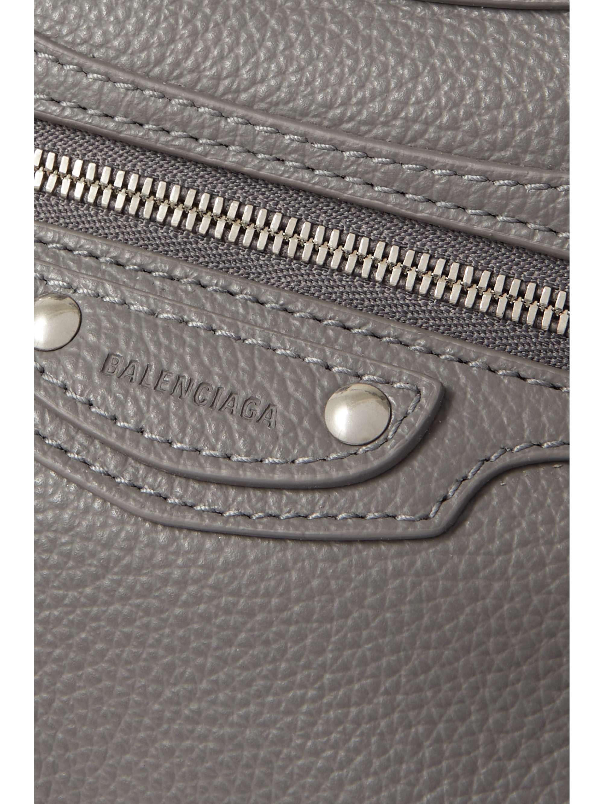 BALENCIAGA Neo Classic City mini textured-leather tote