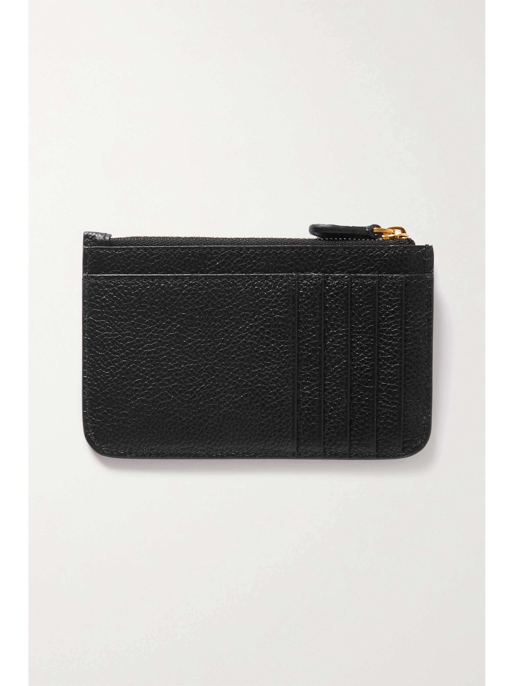 BALENCIAGA Cash printed textured-leather cardholder