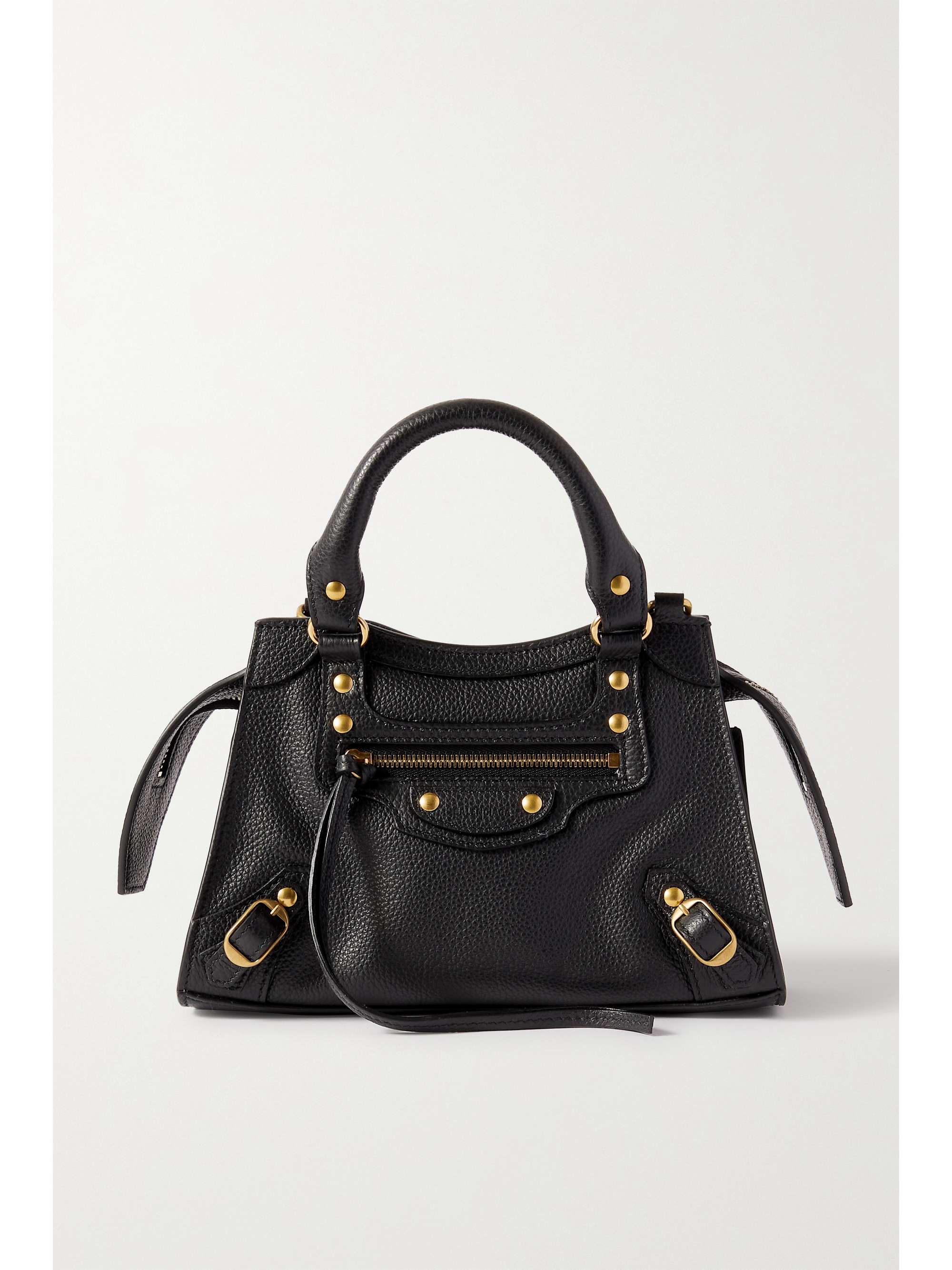 BALENCIAGA Neo Classic City mini textured-leather tote | NET-A-PORTER