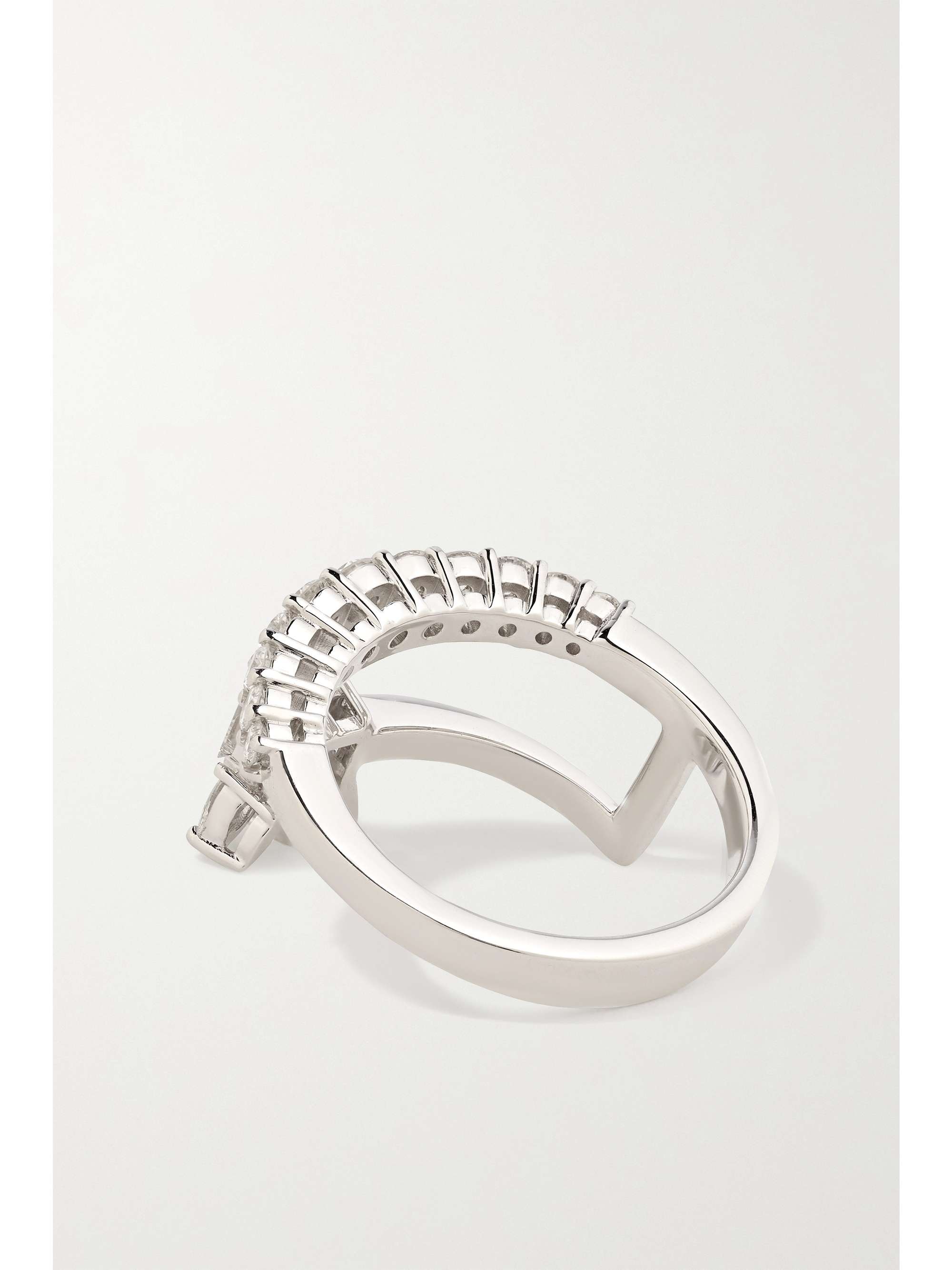 YEPREM 18-karat white gold diamond ring