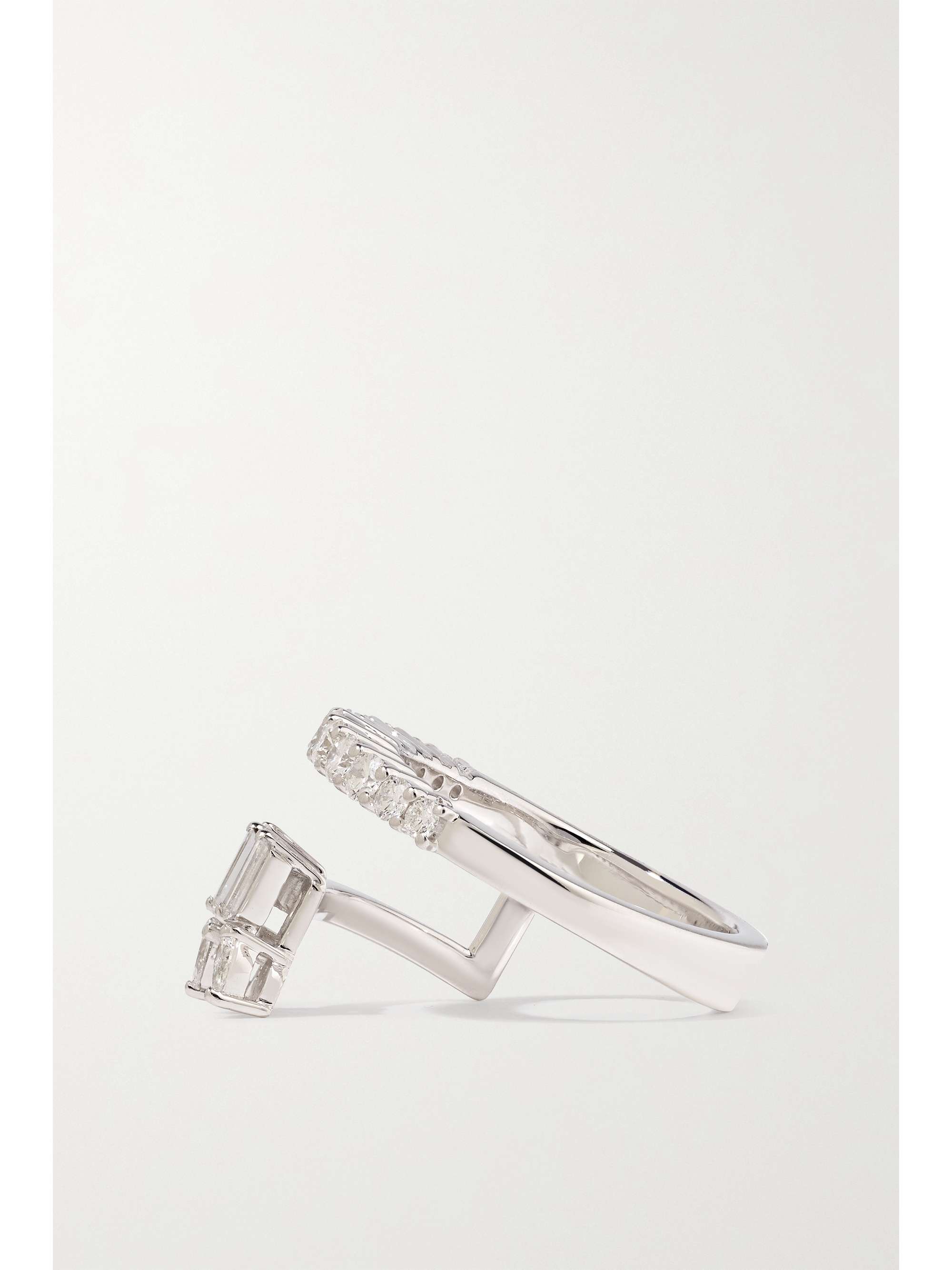 YEPREM 18-karat white gold diamond ring