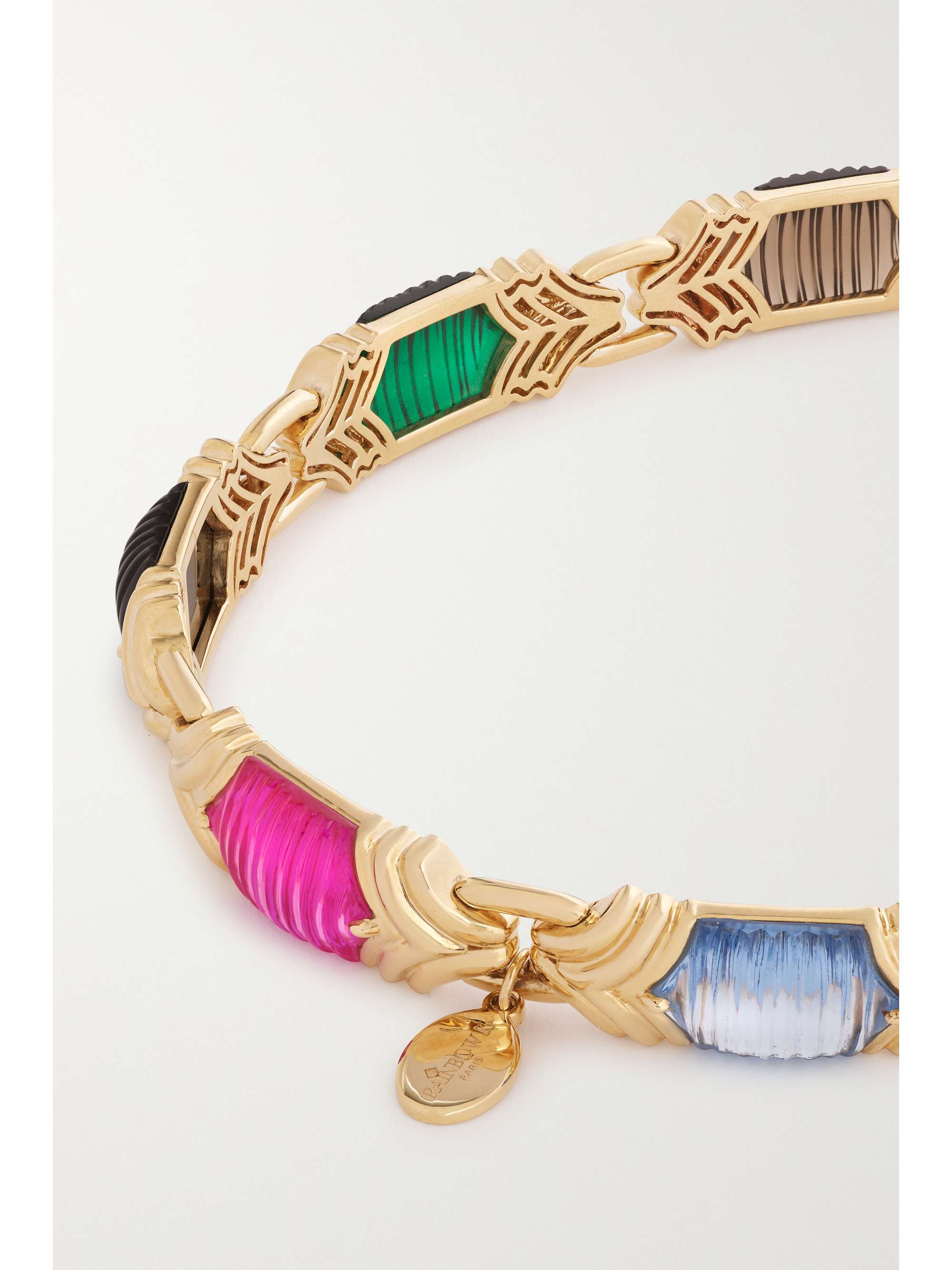 RAINBOW K Cleopatra 14-karat gold multi-stone bracelet