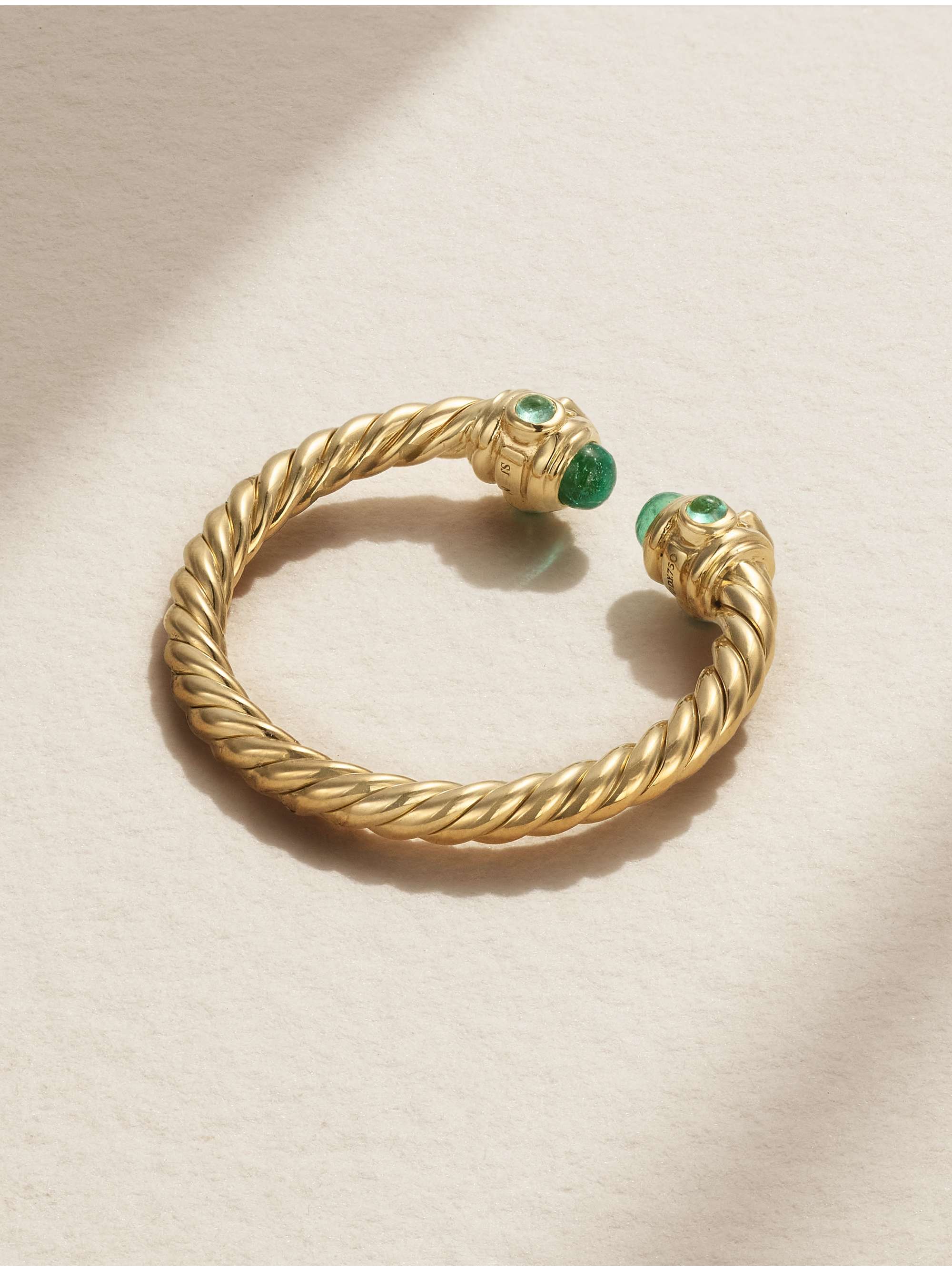 DAVID YURMAN Renaissance 18-karat gold emerald ring