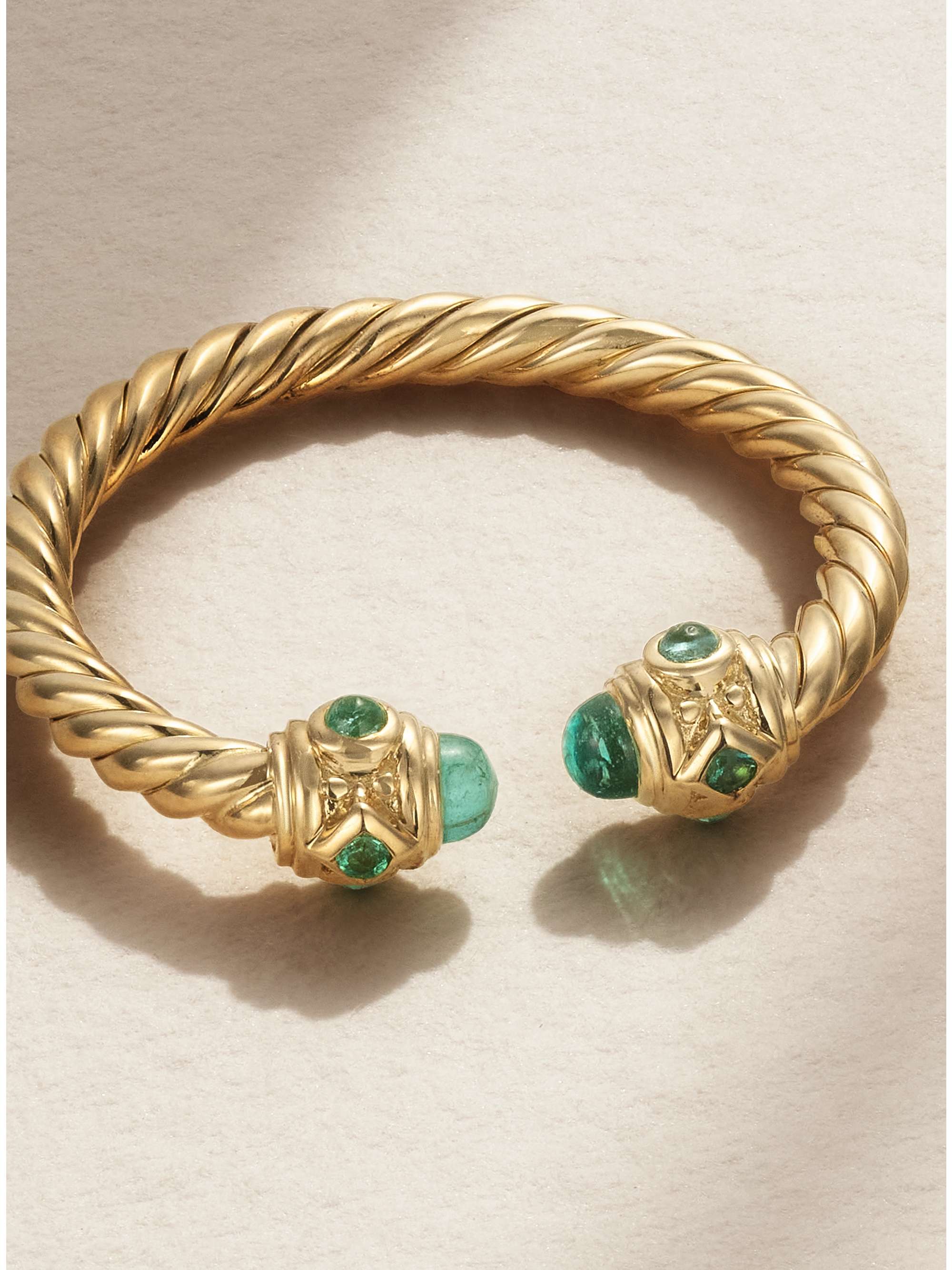 DAVID YURMAN Renaissance 18-karat gold emerald ring