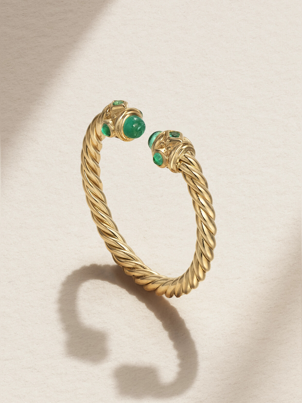 David Yurman Renaissance 18-karat Gold Emerald Ring