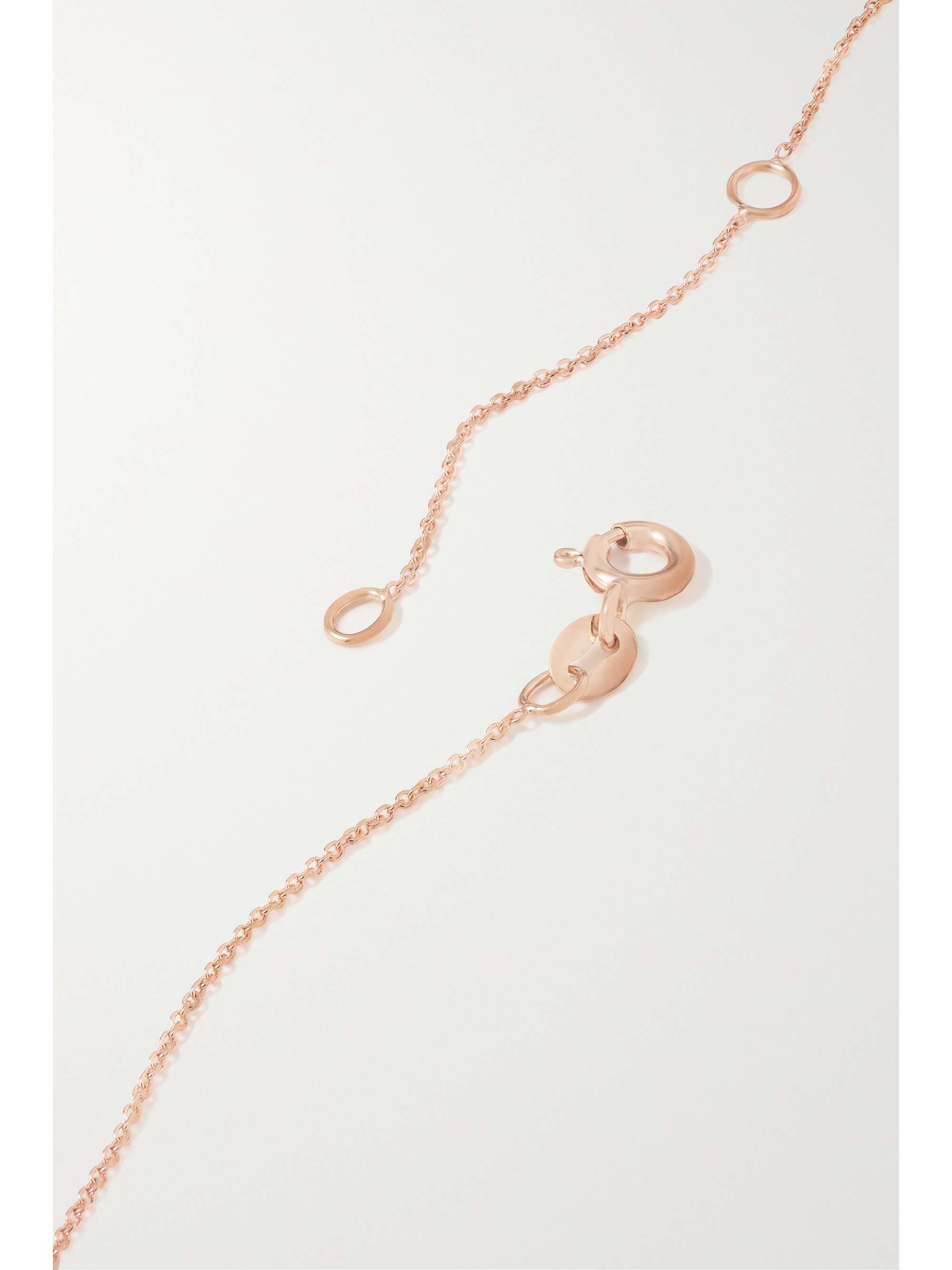DIANE KORDAS Explosion 18-karat rose gold diamond necklace