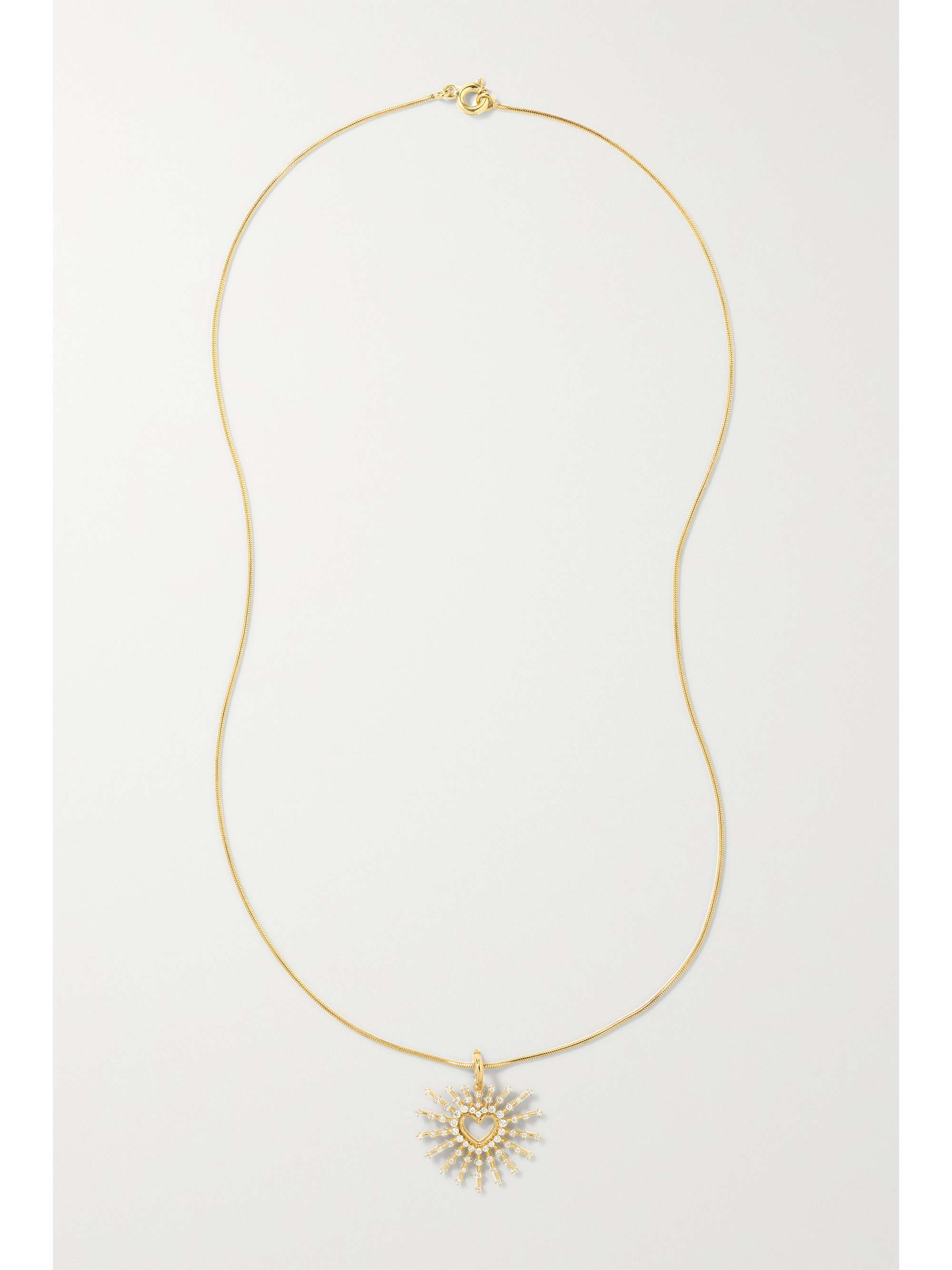 FERNANDO JORGE Clarity Heart 18-karat gold diamond necklace