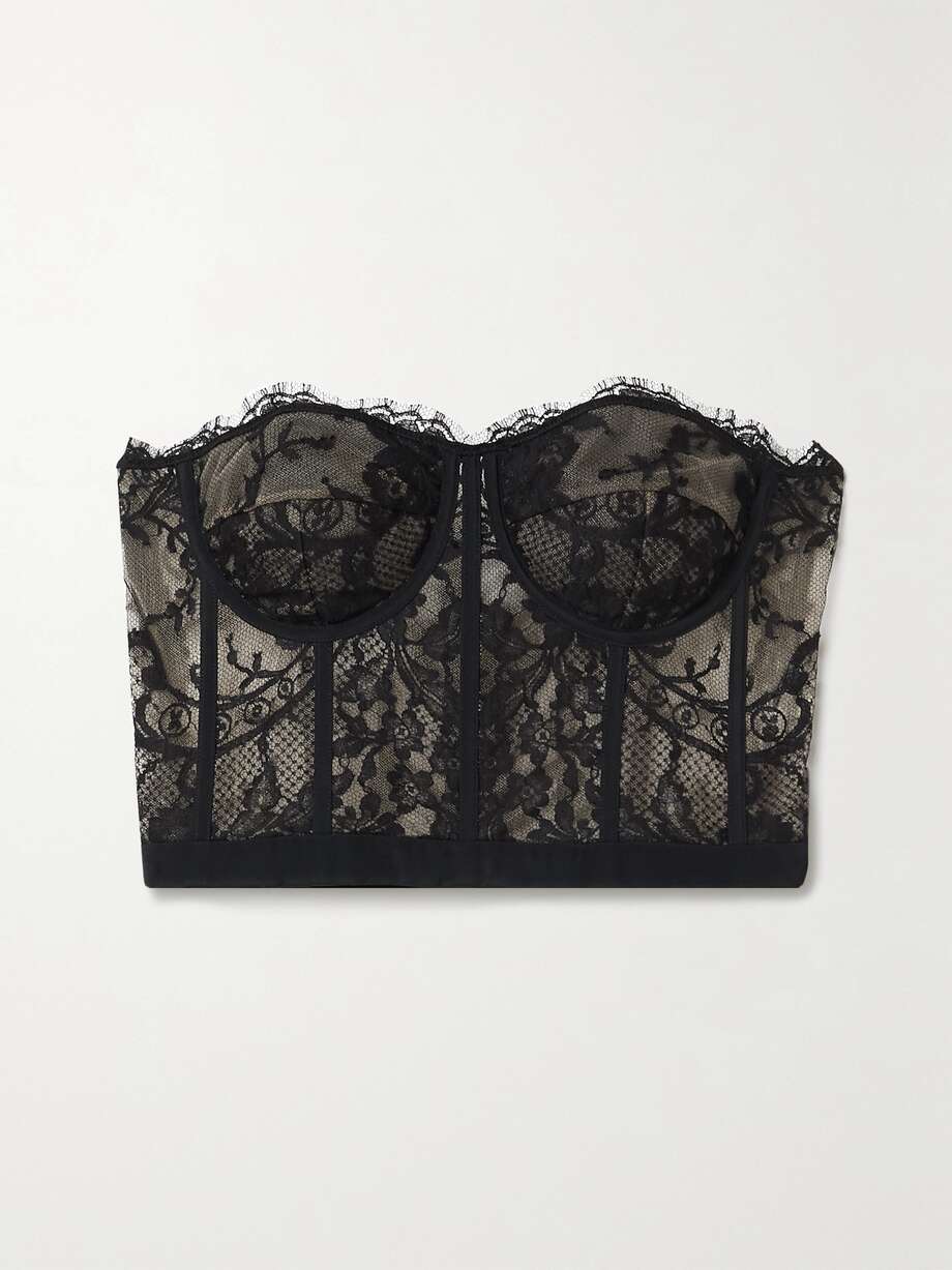 Strapless Lace Bustier