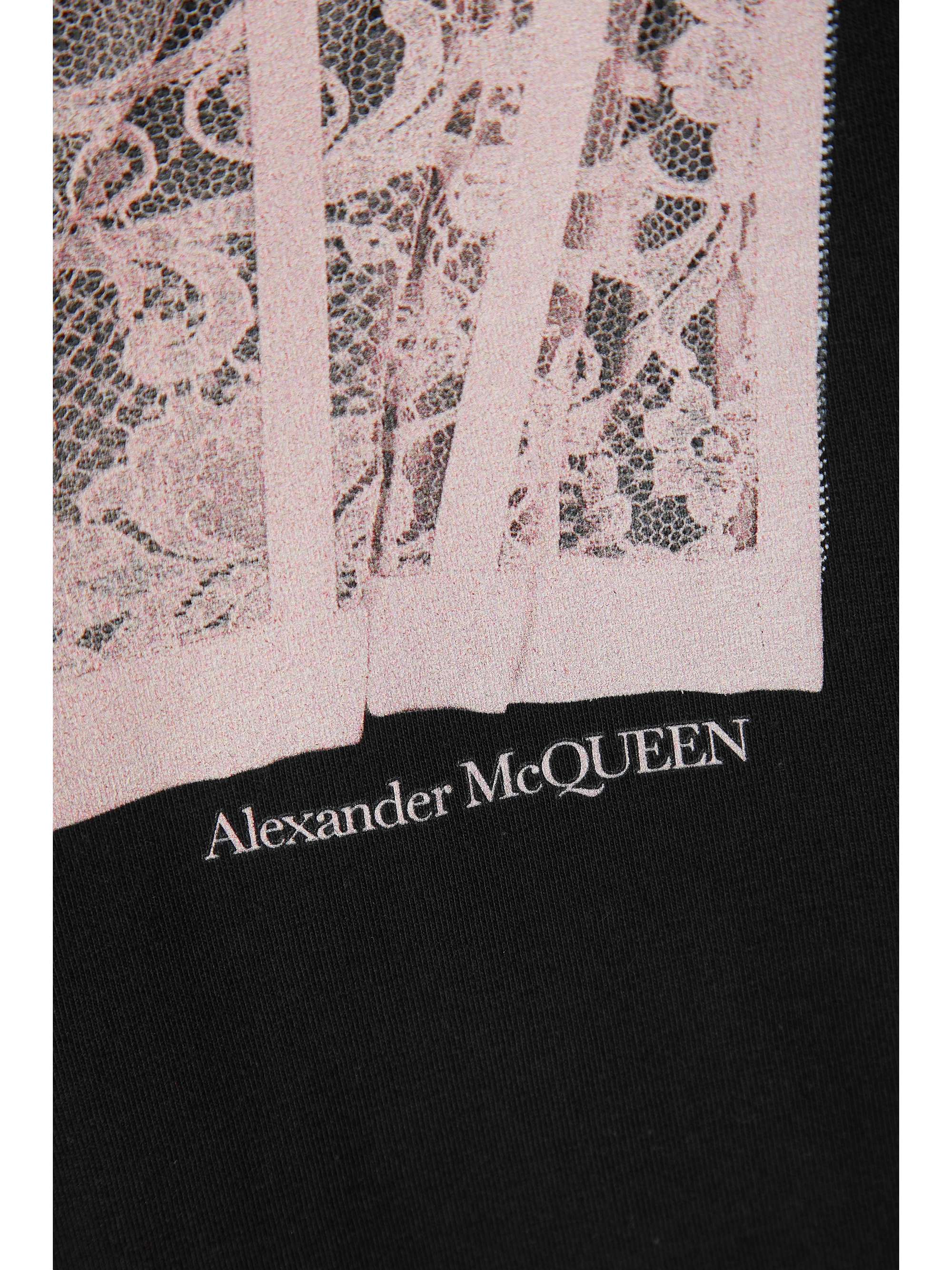 ALEXANDER MCQUEEN Printed cotton-jersey T-shirt