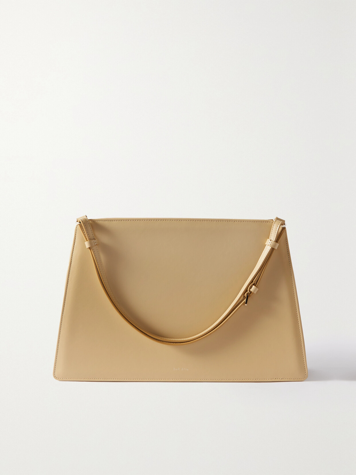 The Row - Delanie Leather Shoulder Bag - Cream