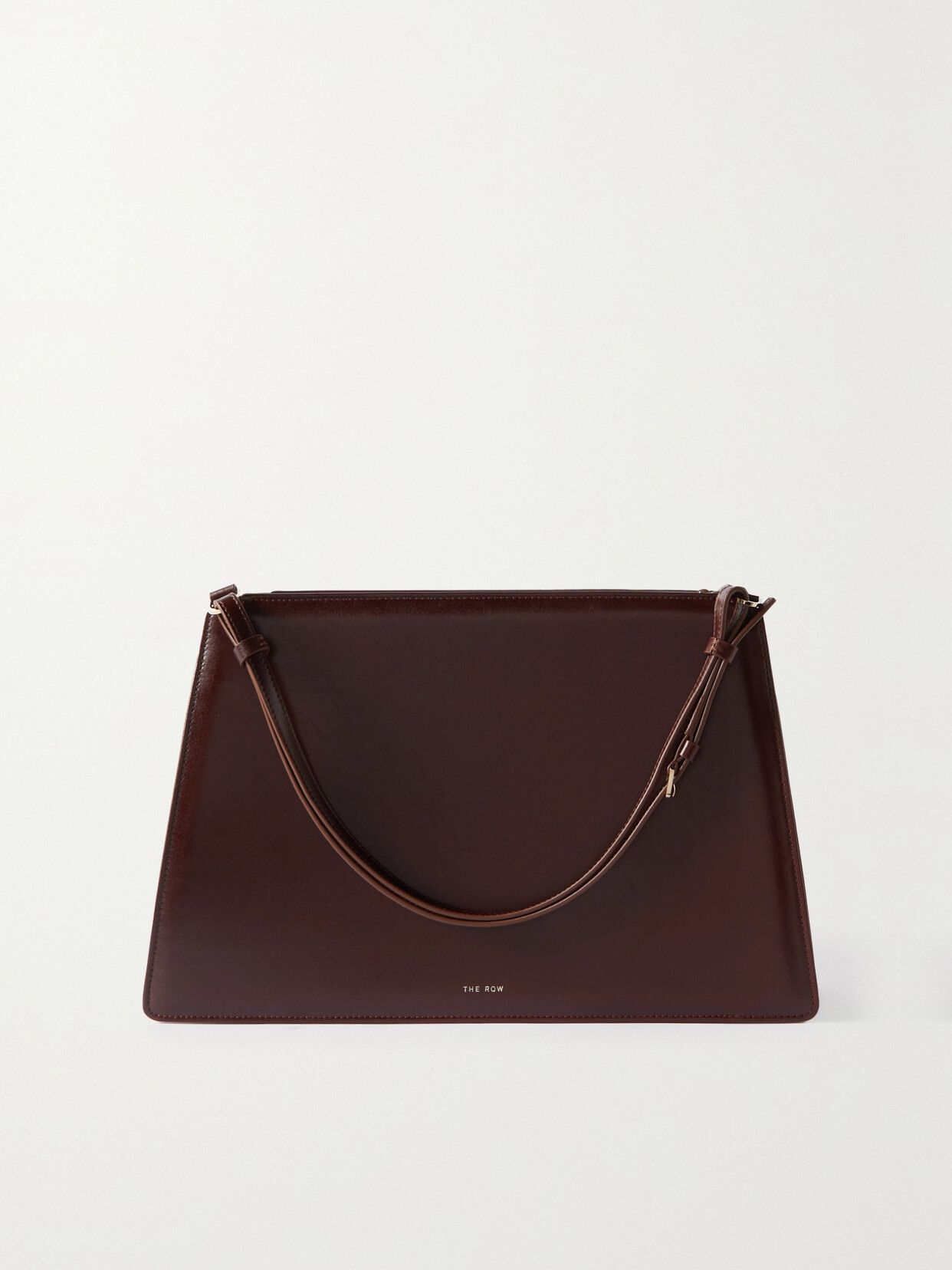 The Row - Delanie Leather Shoulder Bag - Brown