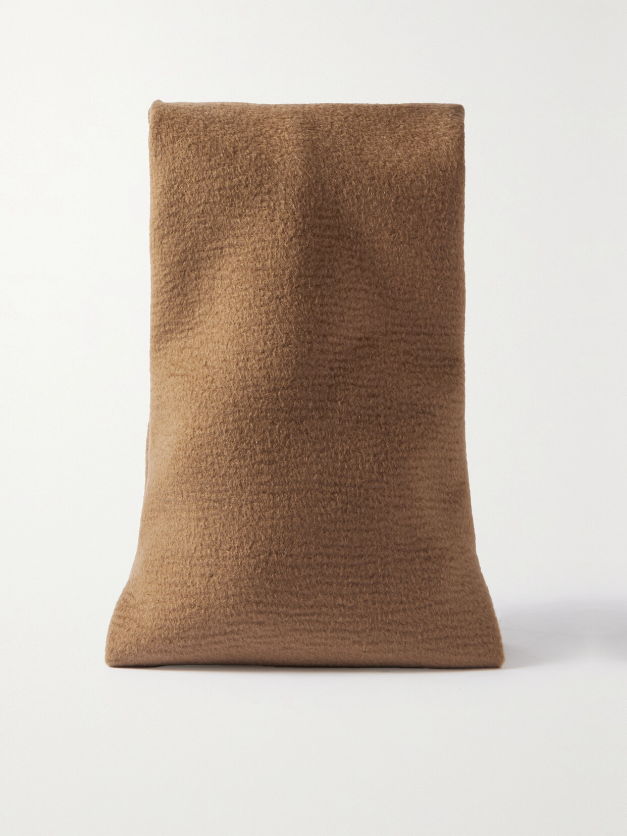 The Row - Glove Large Cashmere Clutch - Brown