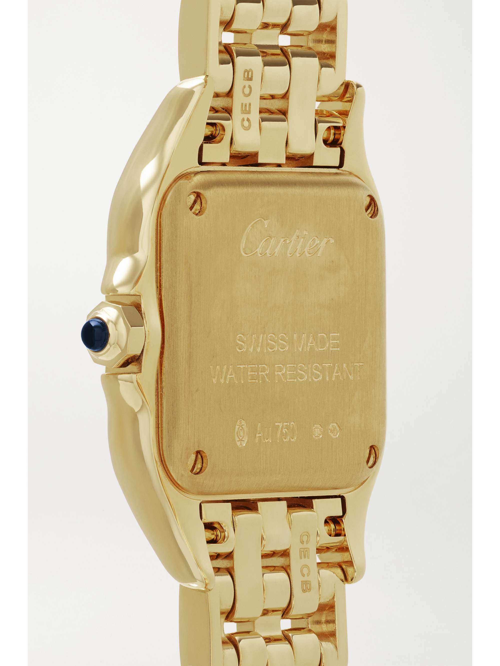 CARTIER Panthère de Cartier small 22mm 18-karat gold watch