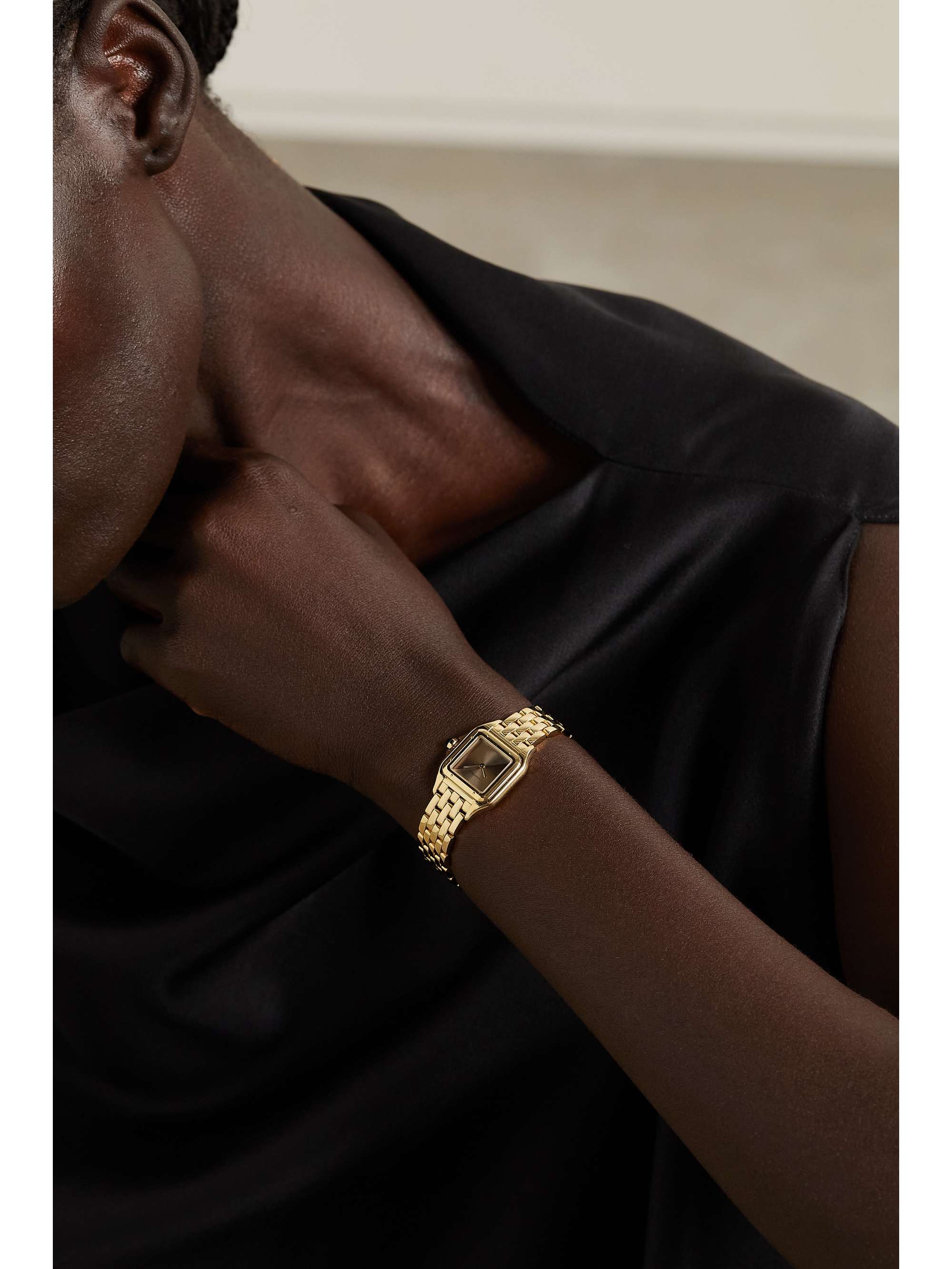 CARTIER Panthère de Cartier small 22mm 18-karat gold watch