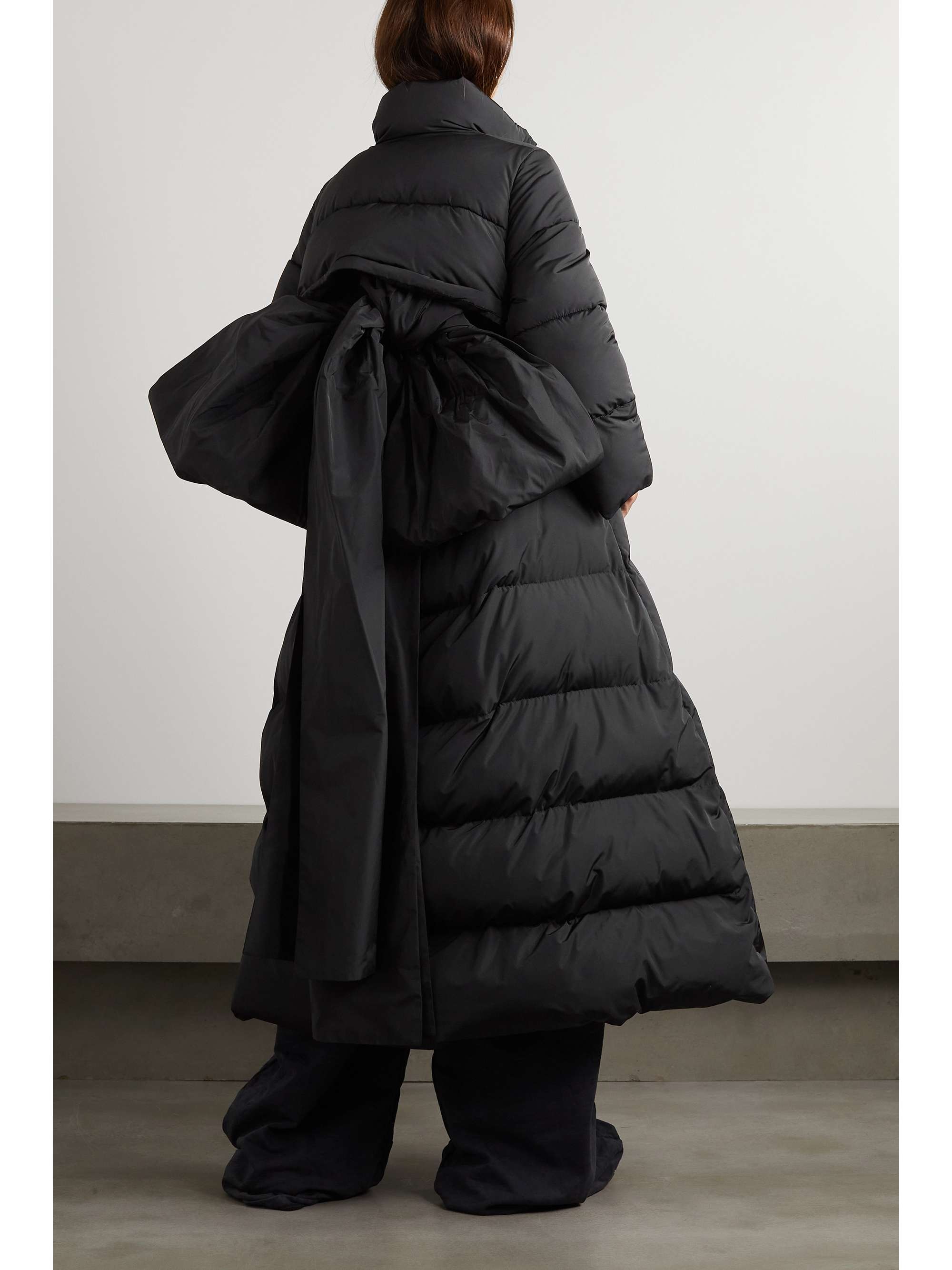 BALENCIAGA Oversized quilted padded shell coat NETAPORTER